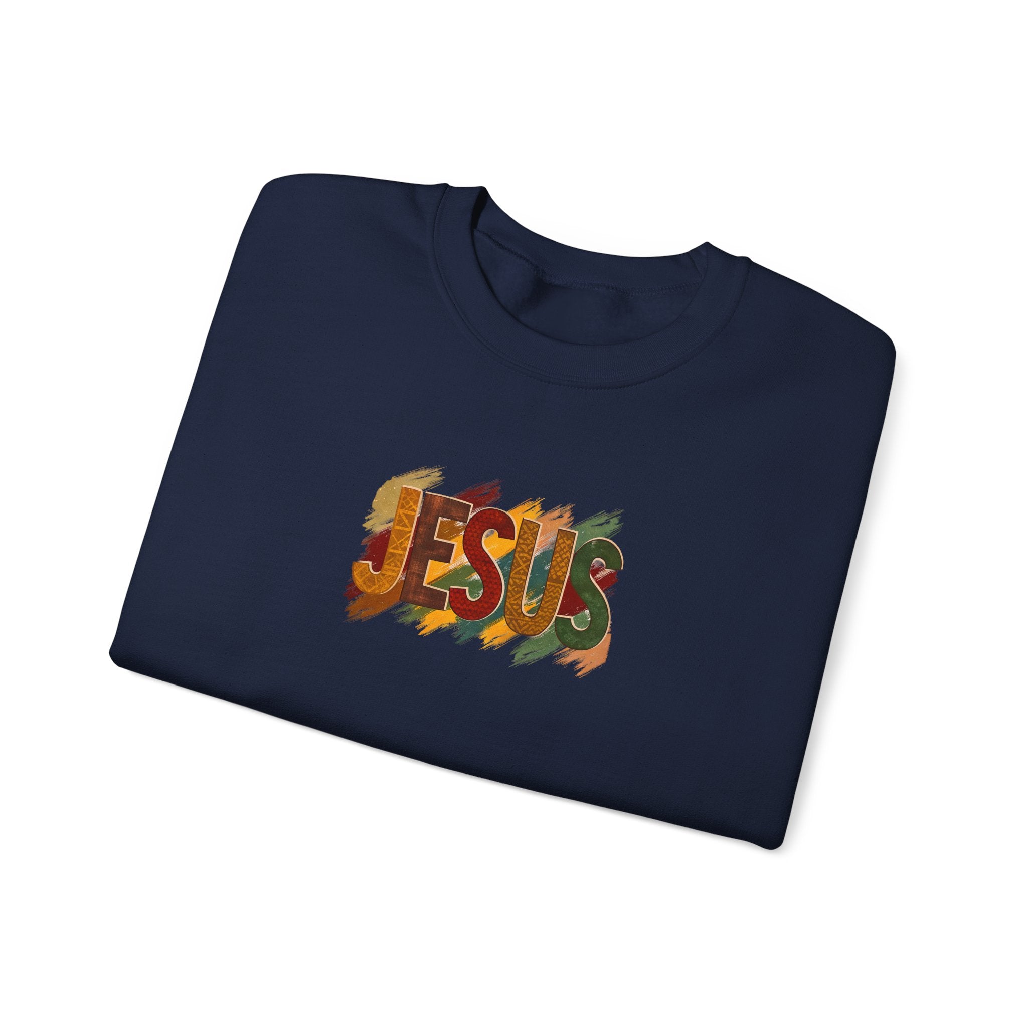 Jesus Crewneck Sweatshirt – Christian Faith Sweater, Inspirational Streetwear