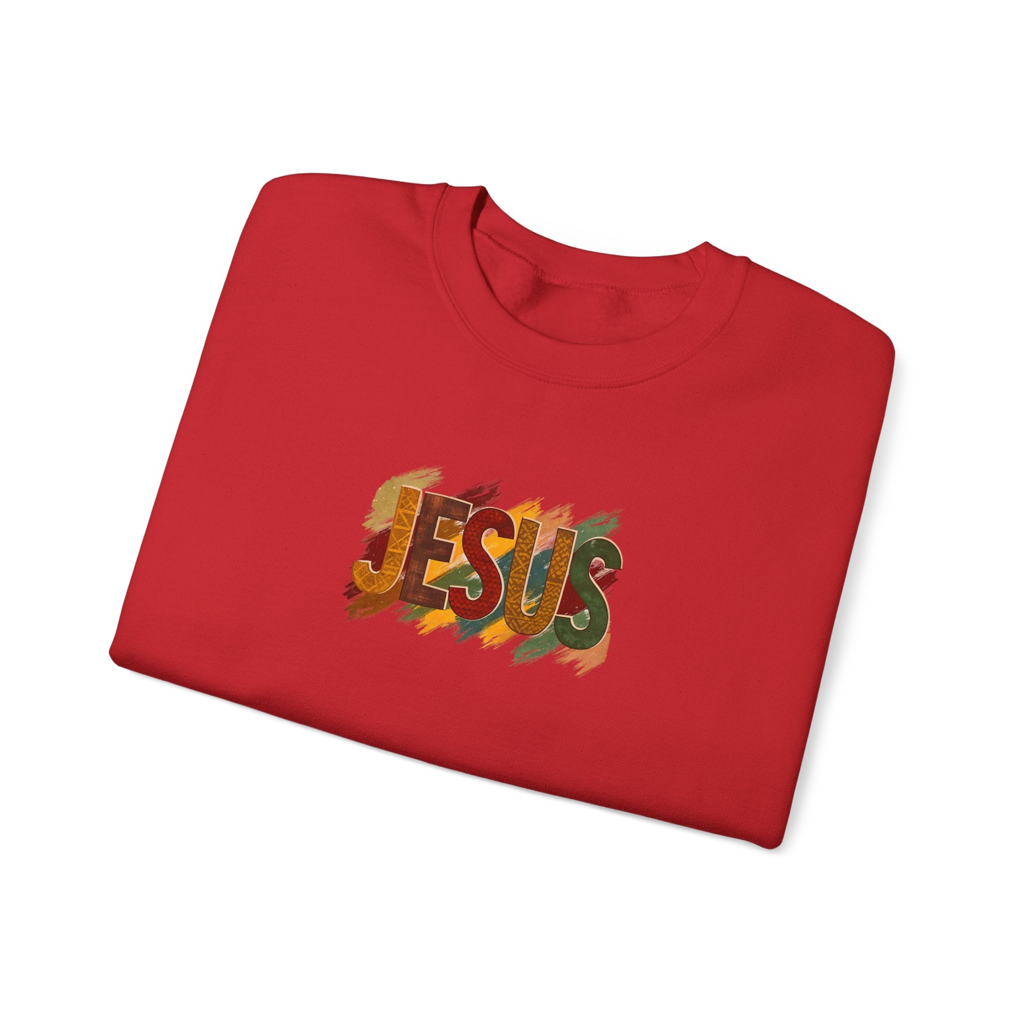 Jesus Crewneck Sweatshirt – Christian Faith Sweater, Inspirational Streetwear