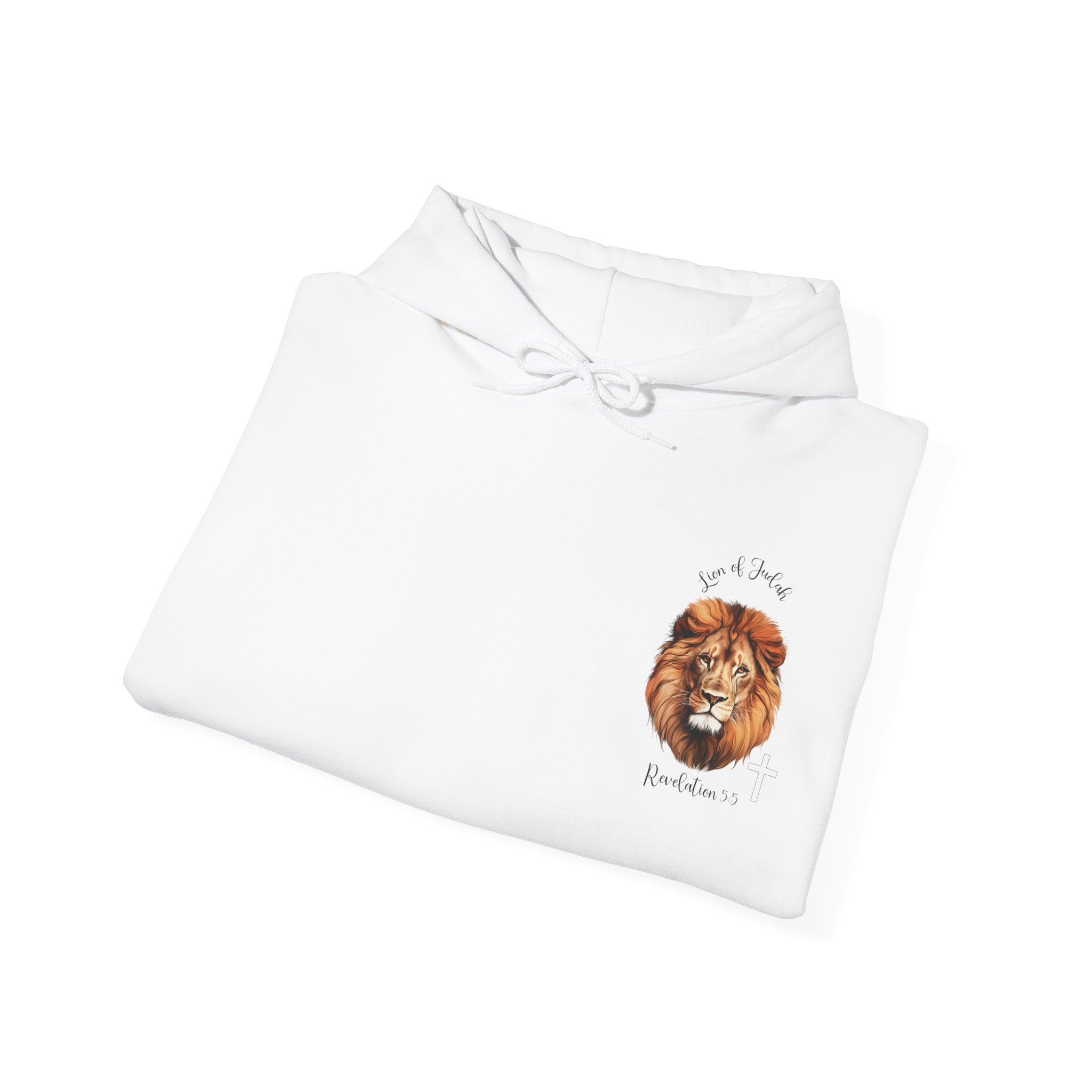 Lion of Judah Hoodie – Christian Faith Sweatshirt with Revelation 5:5 Design