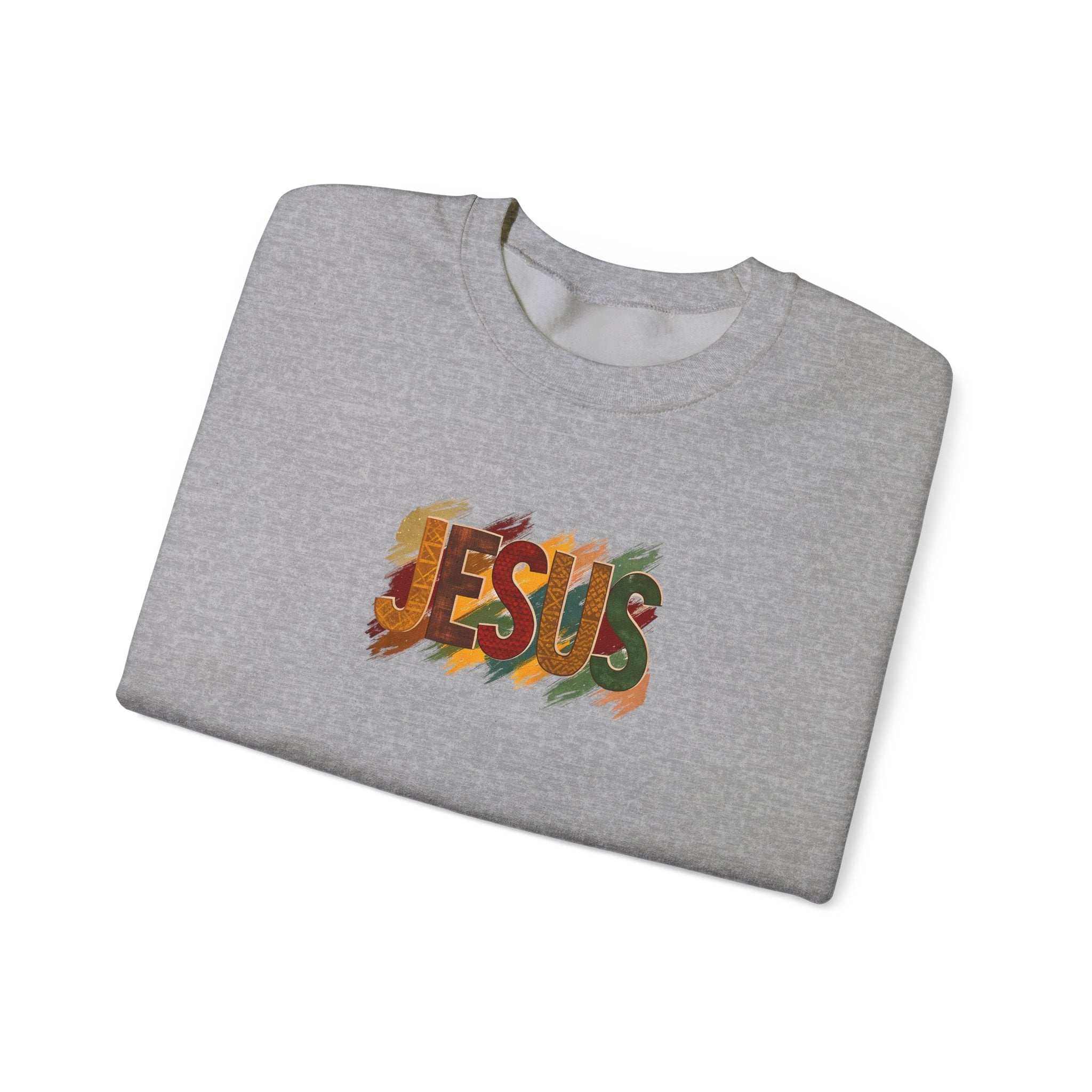 Jesus Crewneck Sweatshirt – Christian Faith Sweater, Inspirational Streetwear