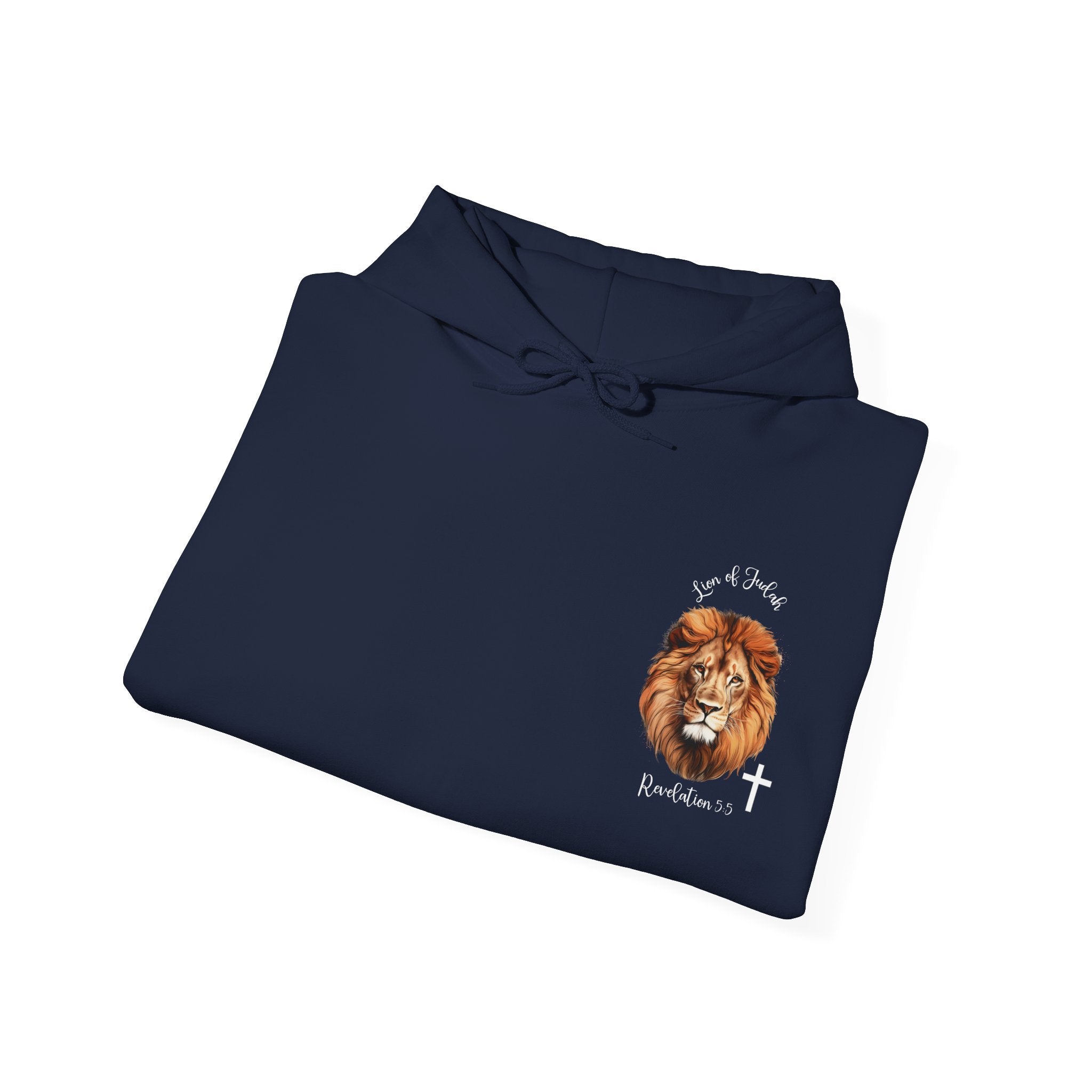 Lion of Judah Hoodie – Christian Faith Sweatshirt with Revelation 5:5 Design