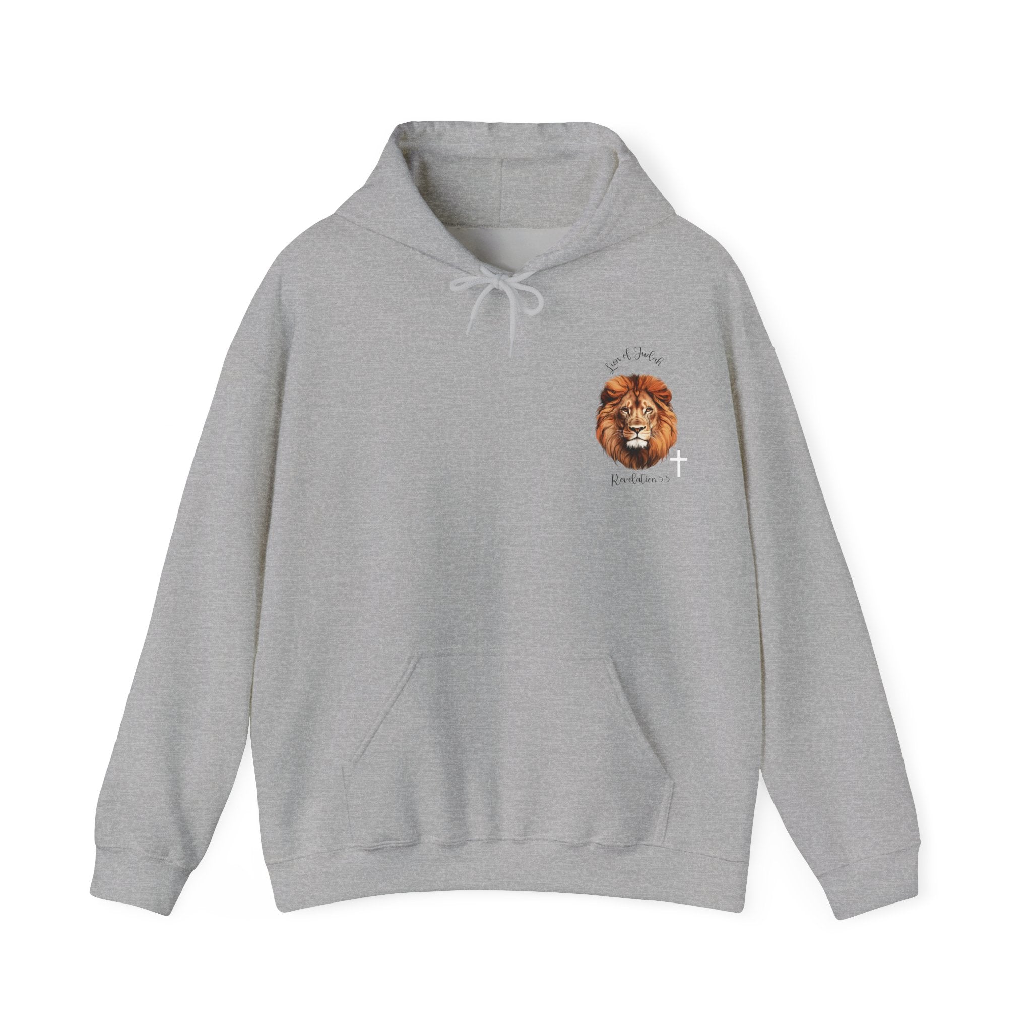 Lion of Judah Hoodie – Christian Faith Sweatshirt with Revelation 5:5 Design