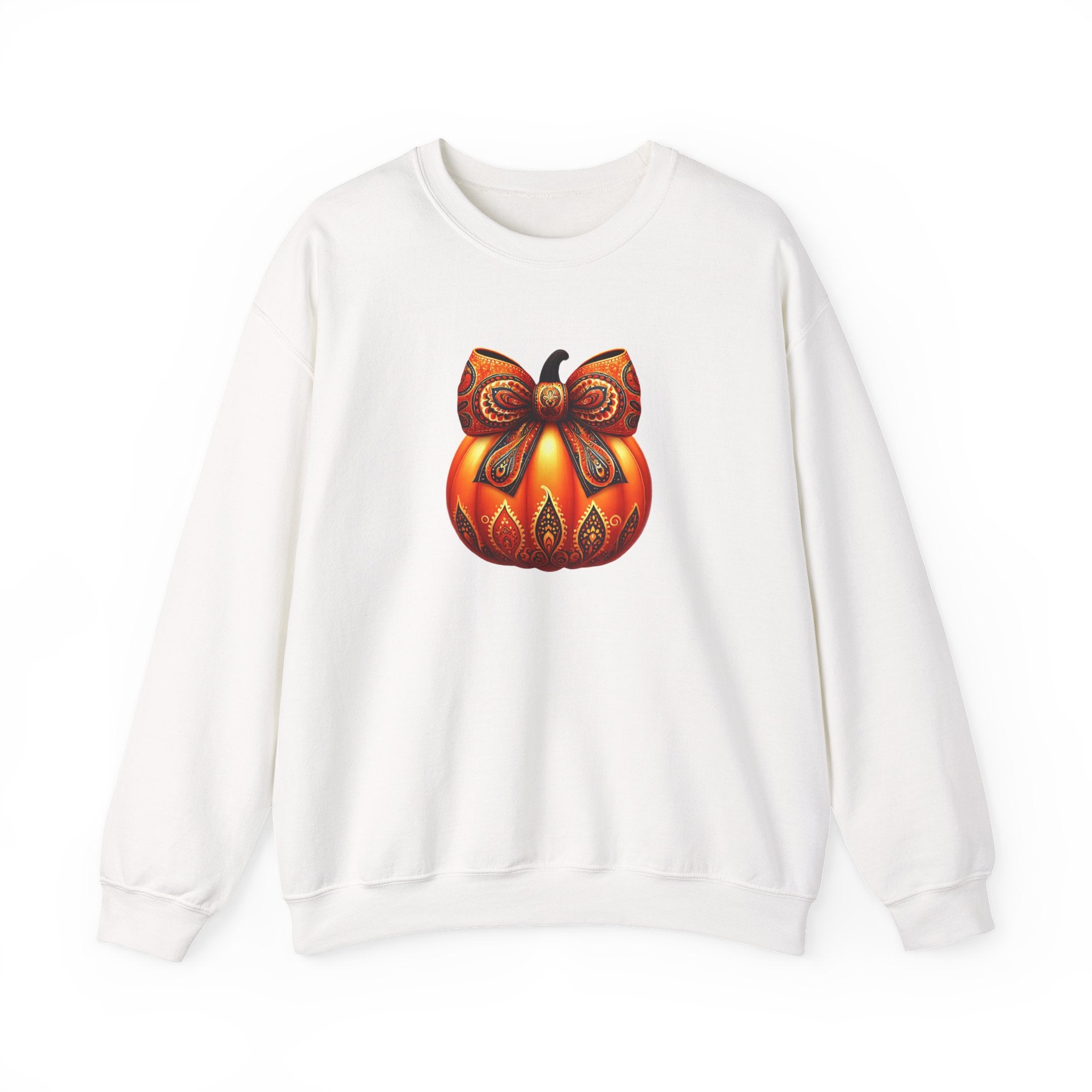 Copy of Gorgeous Is My Language Sweatshirt – Colorful Bow Pumpkin Crewneck, Cozy Fall Fashion