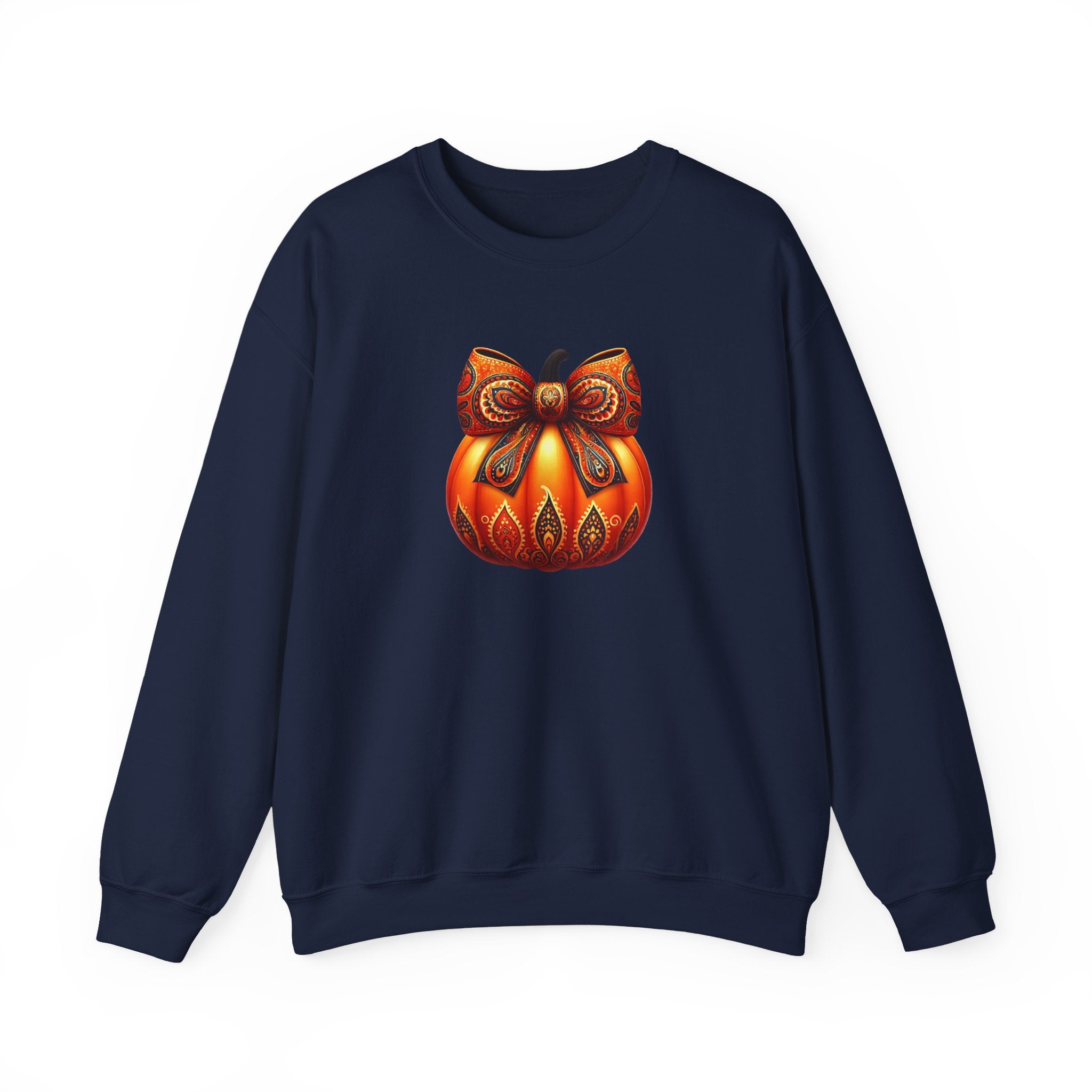 Copy of Gorgeous Is My Language Sweatshirt – Colorful Bow Pumpkin Crewneck, Cozy Fall Fashion