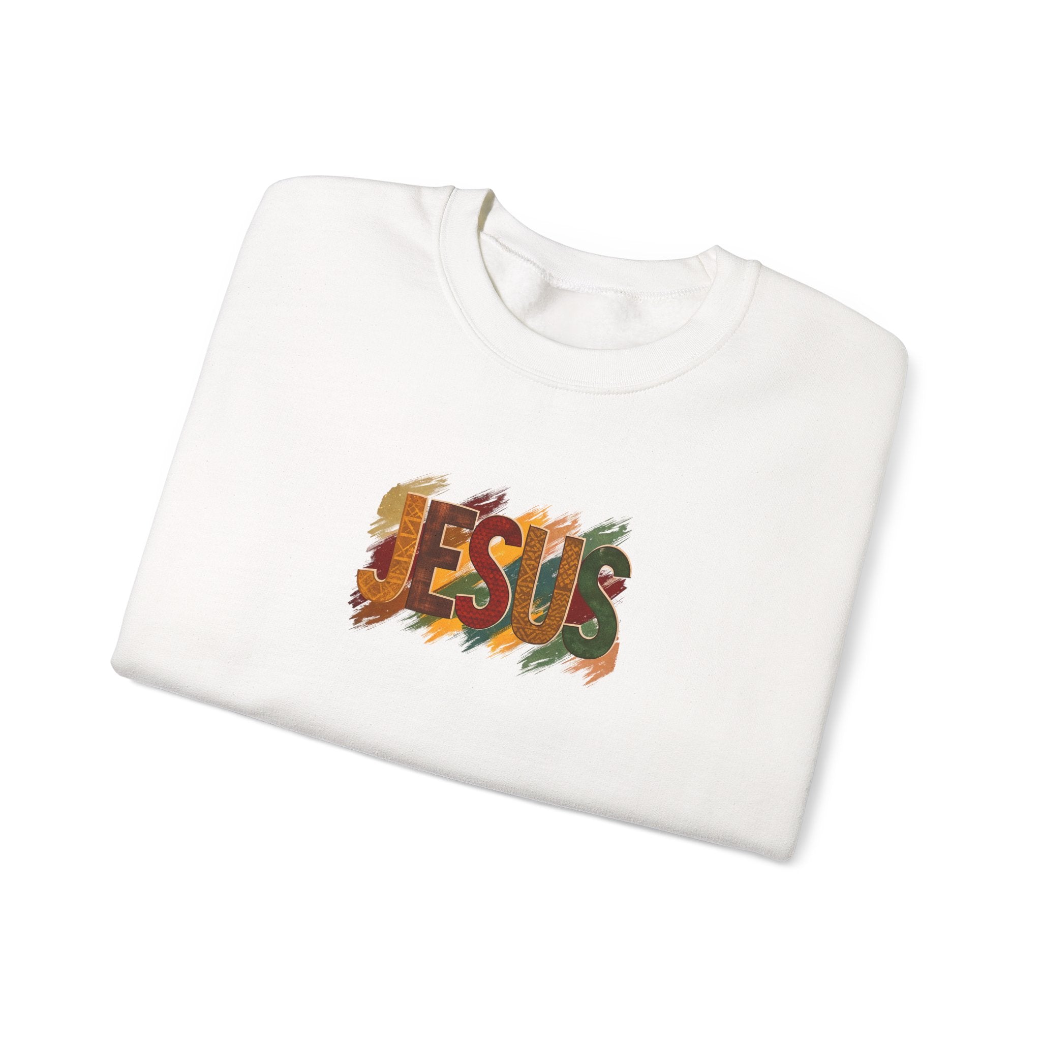Jesus Crewneck Sweatshirt – Christian Faith Sweater, Inspirational Streetwear