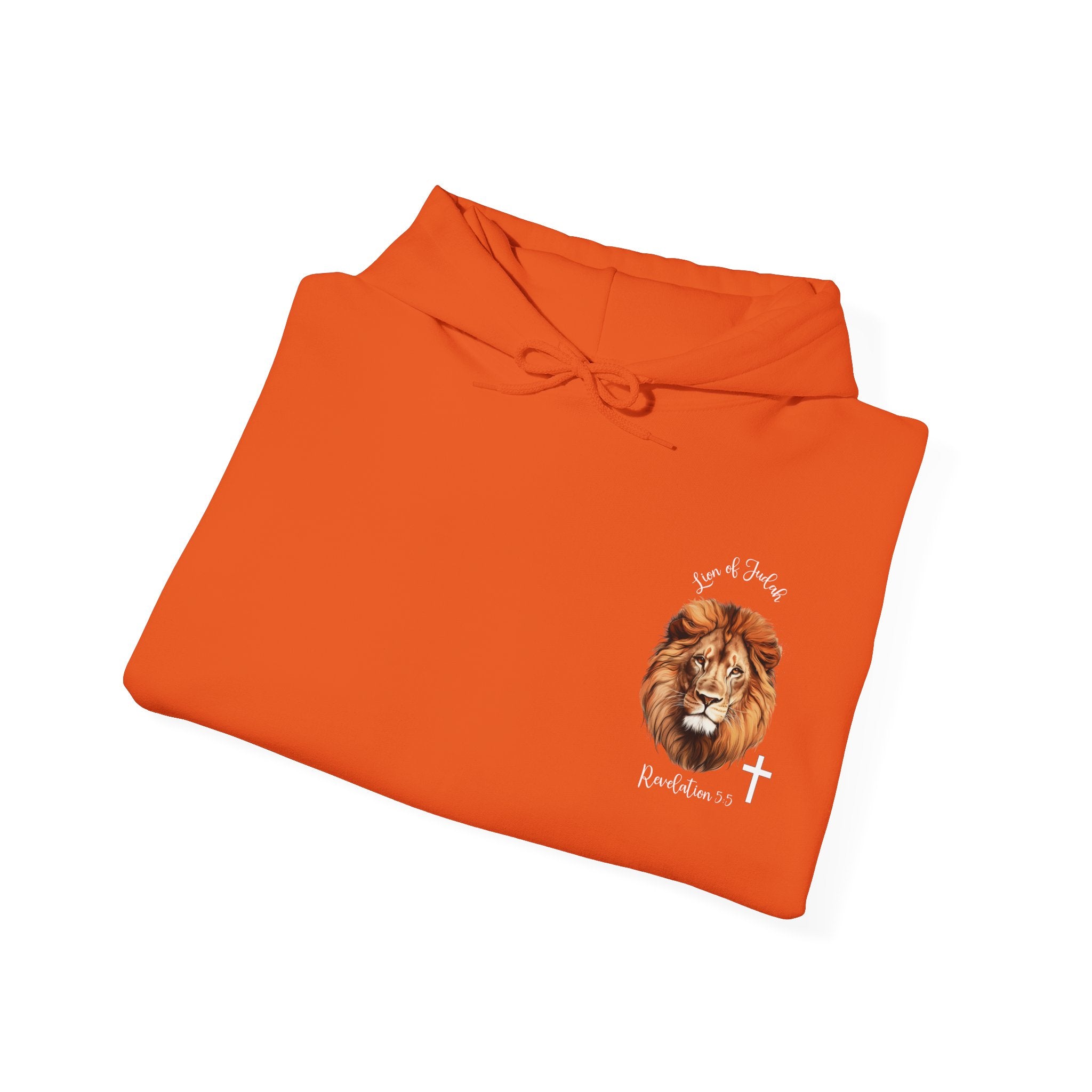 Lion of Judah Hoodie – Christian Faith Sweatshirt with Revelation 5:5 Design
