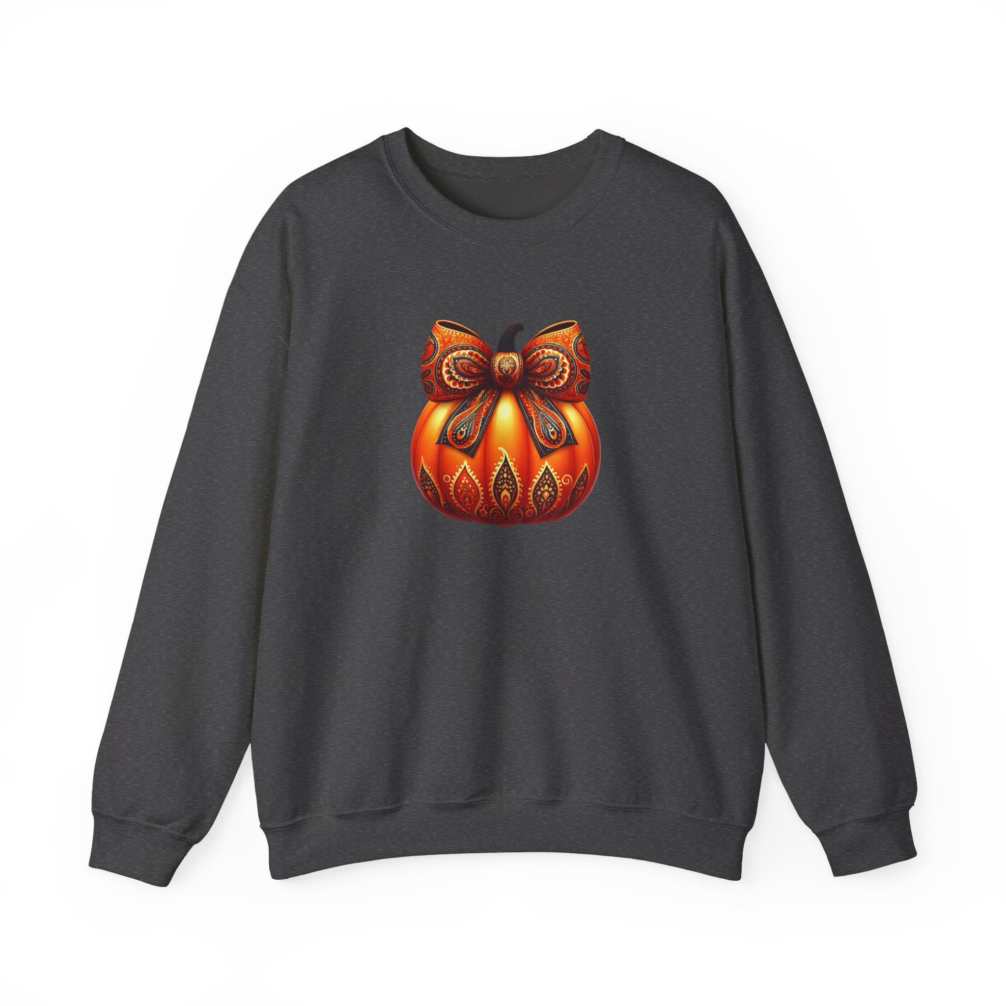 Copy of Gorgeous Is My Language Sweatshirt – Colorful Bow Pumpkin Crewneck, Cozy Fall Fashion