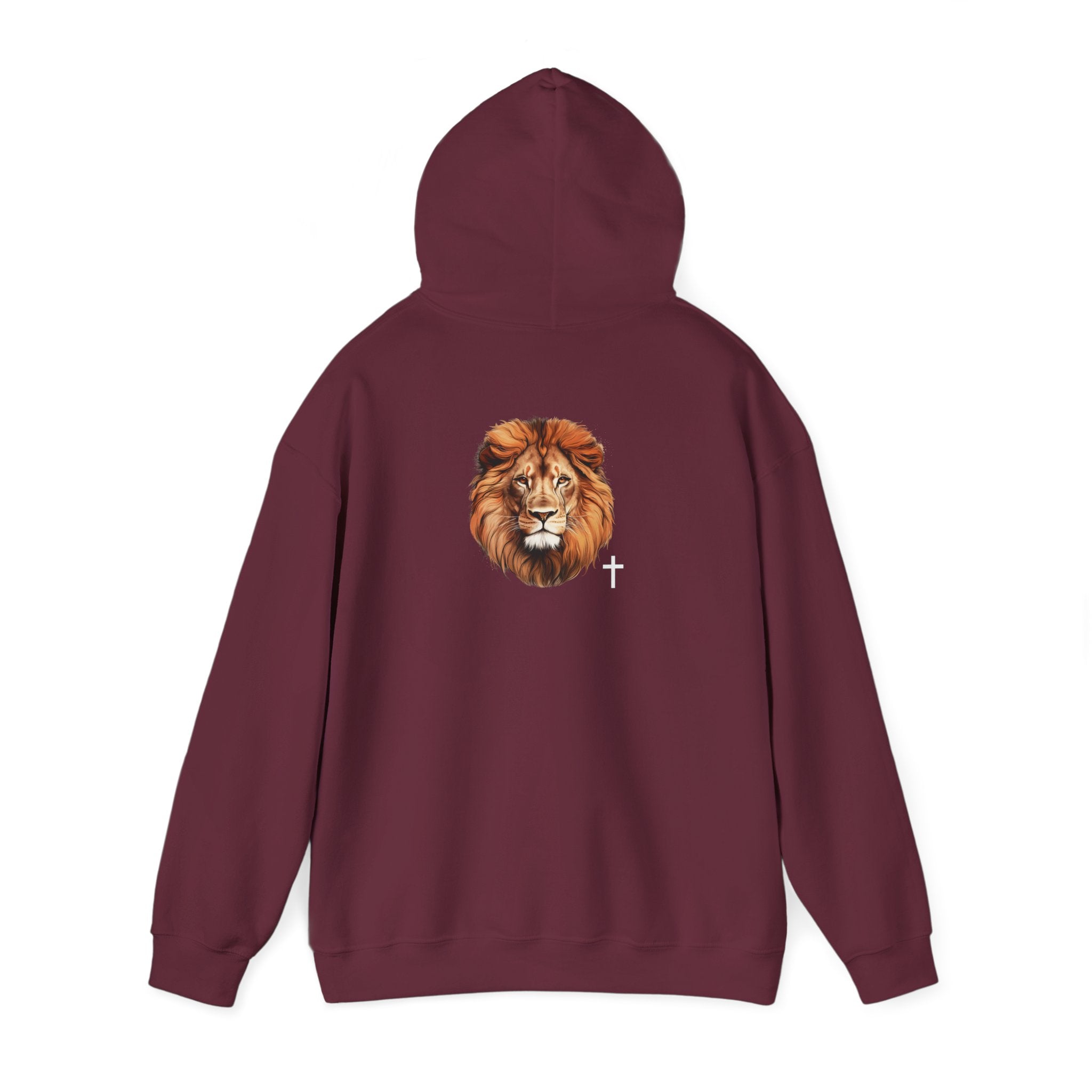 Lion of Judah Hoodie – Christian Faith Sweatshirt with Revelation 5:5 Design