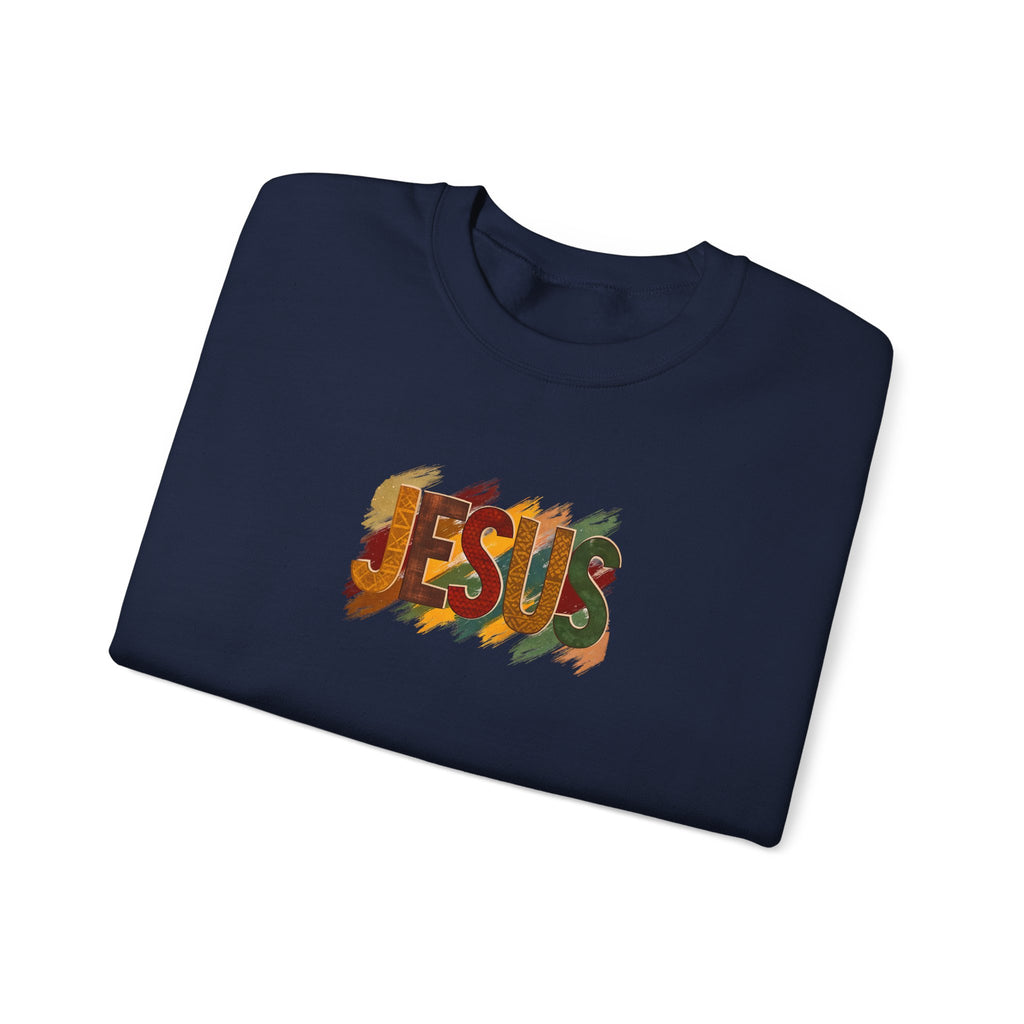 Jesus Crewneck Sweatshirt – Christian Faith Sweater, Inspirational Streetwear