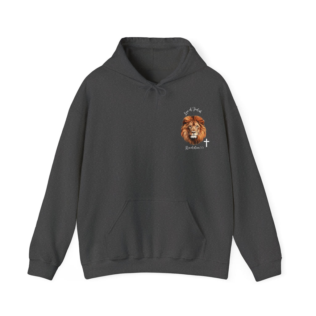 Lion of Judah Hoodie – Christian Faith Sweatshirt with Revelation 5:5 Design