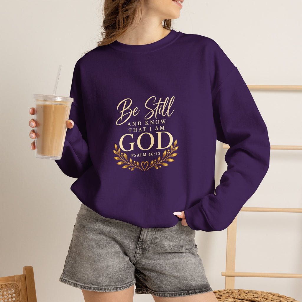 Be Still and Know Christian Sweatshirt