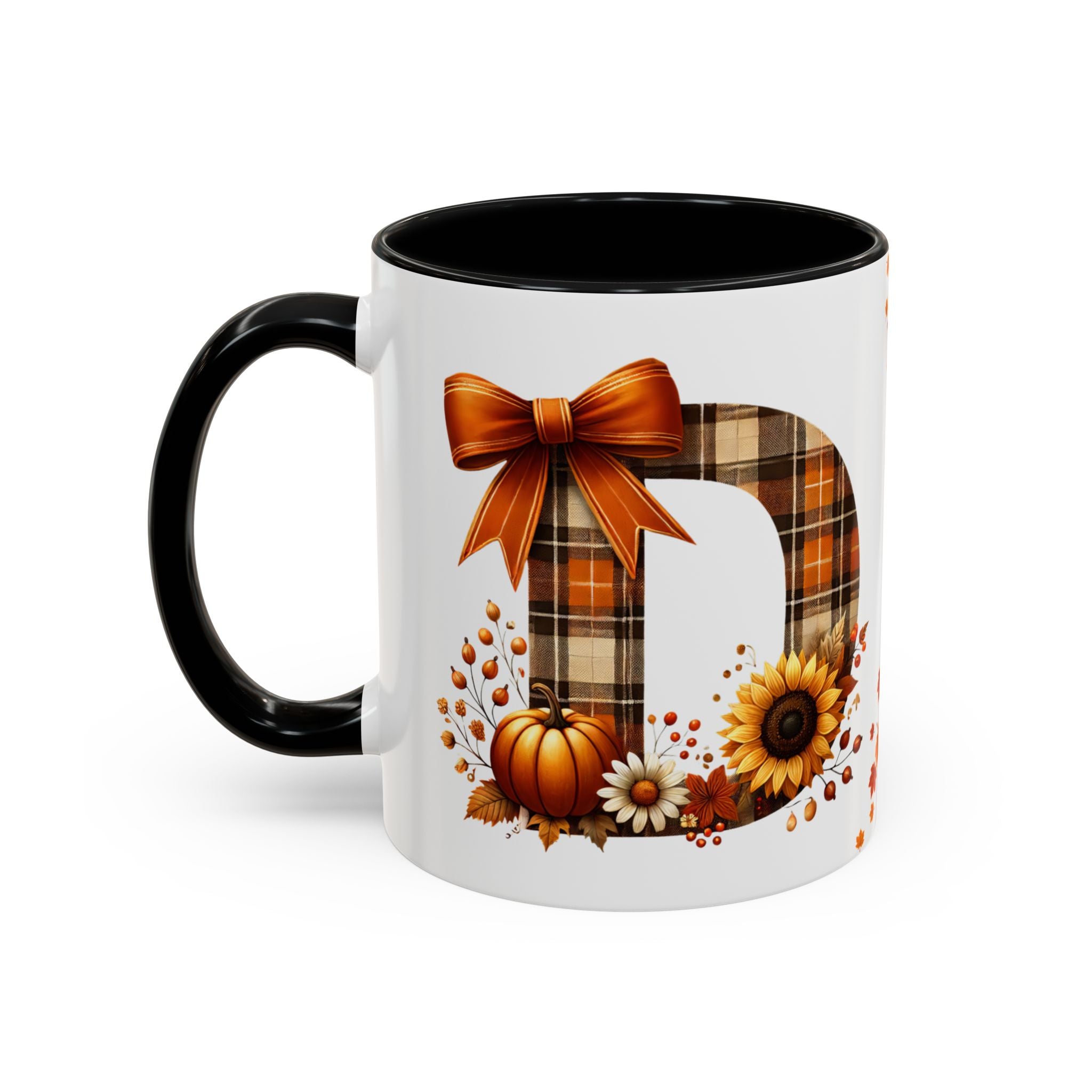 Personalized Letter Mug M| Autumn Harvest Monogram Gift