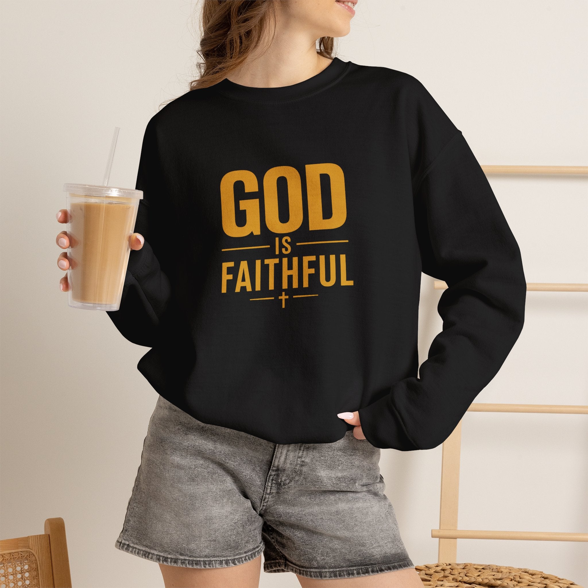 God Is Faithful Christian Sweatshirt