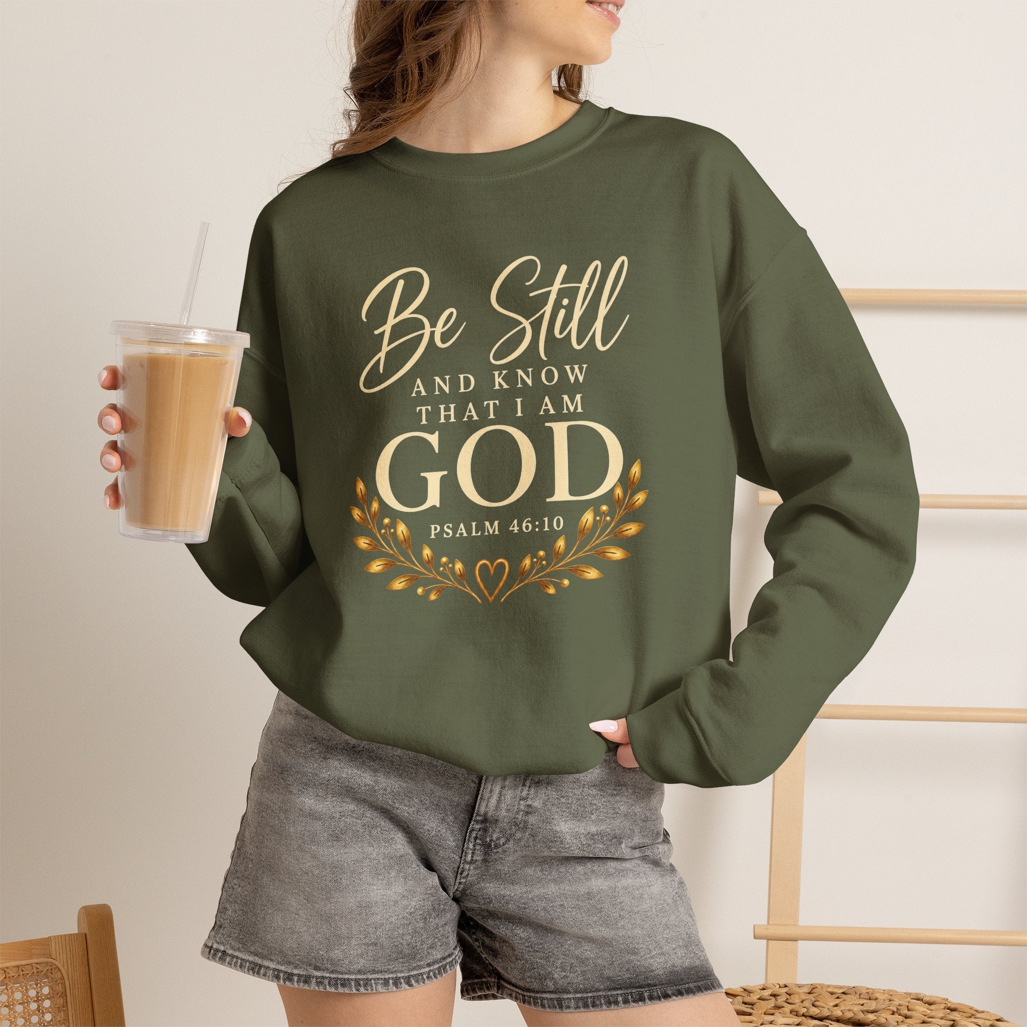 Be Still and Know Christian Sweatshirt