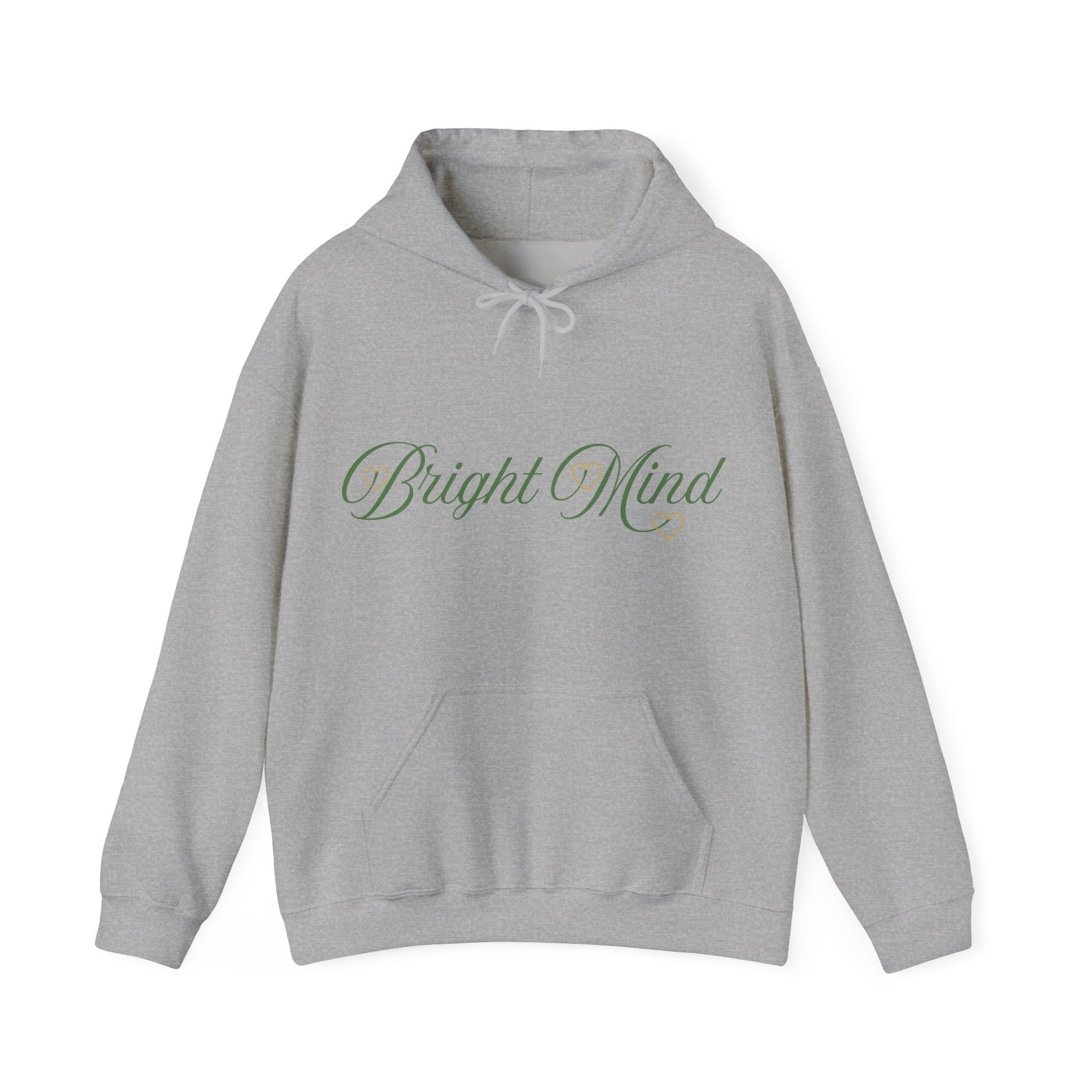 Bright Mind Hoodie | Unisex Motivational Sweatshirt | Cozy Self-Care Apparel & Casual Outfit