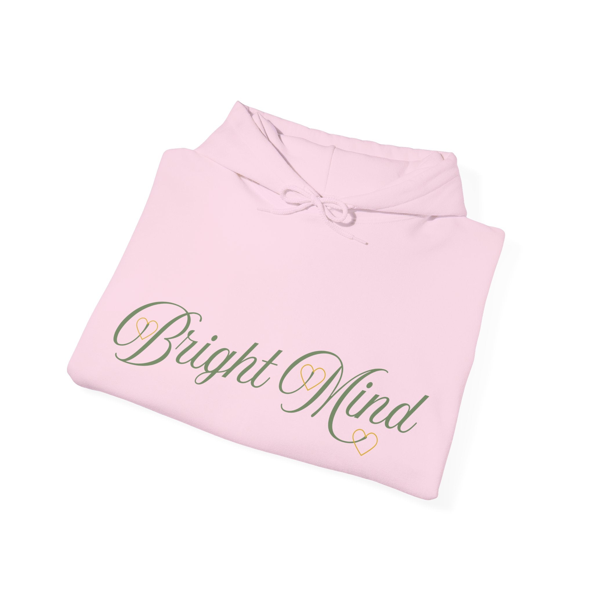 Bright Mind Hoodie | Unisex Motivational Sweatshirt | Cozy Self-Care Apparel & Casual Outfit