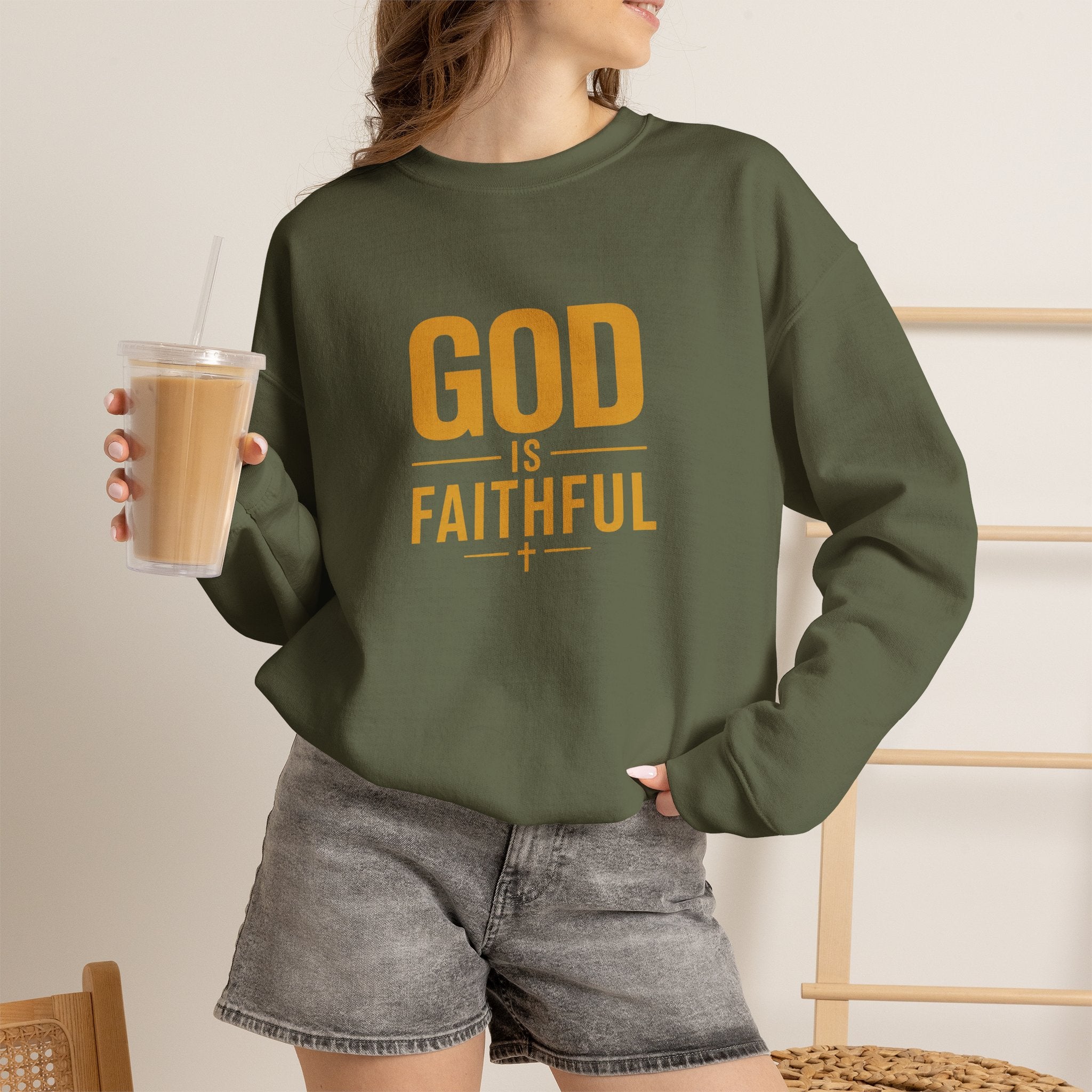 God Is Faithful Christian Sweatshirt