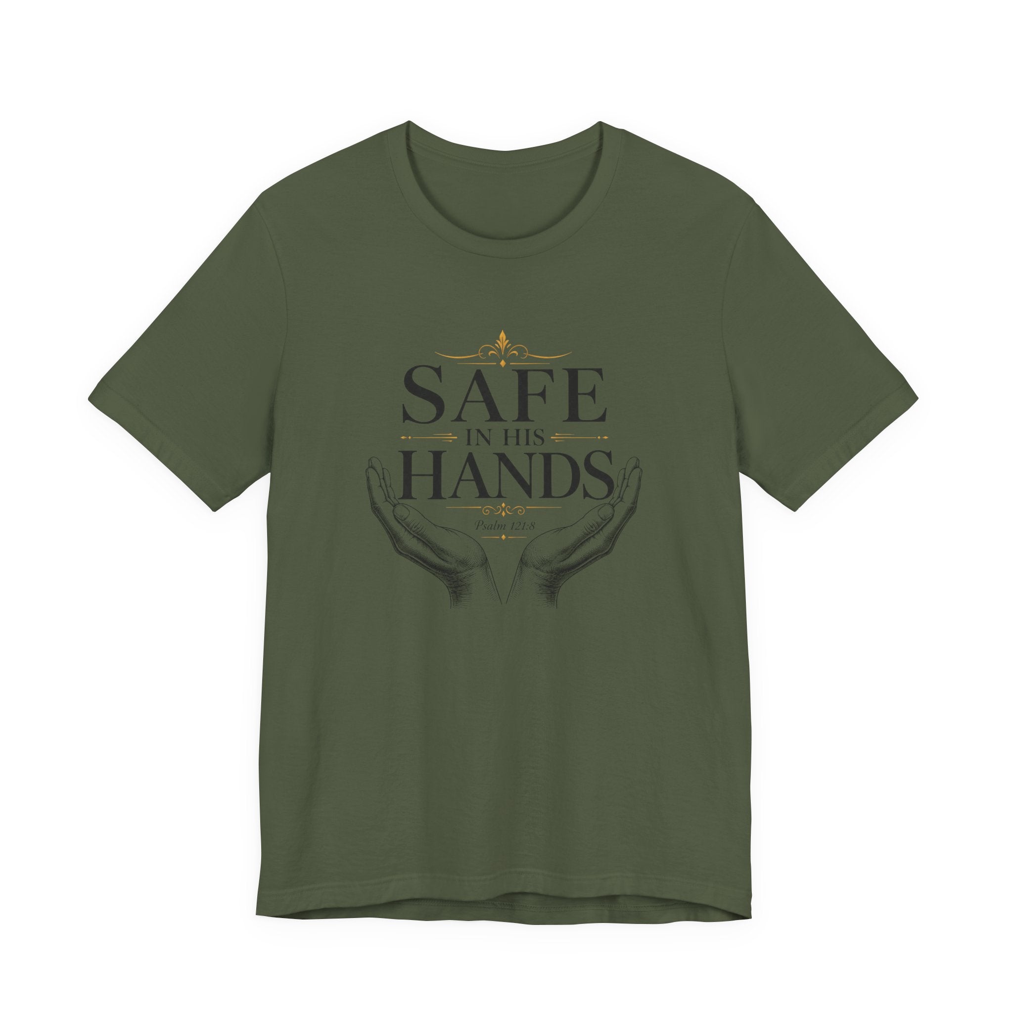 Safe in His Hands Christian T-Shirt