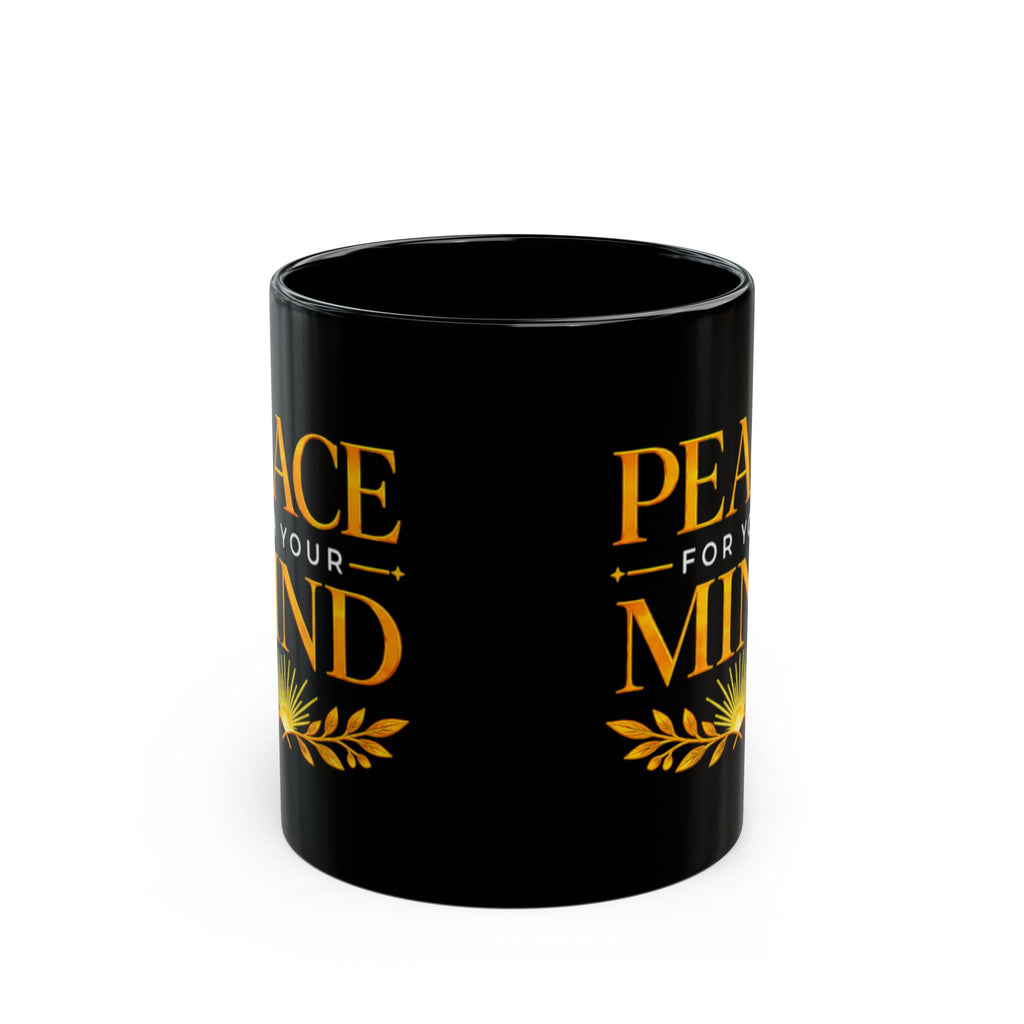 Peace for Your Mind Christian Black Mug