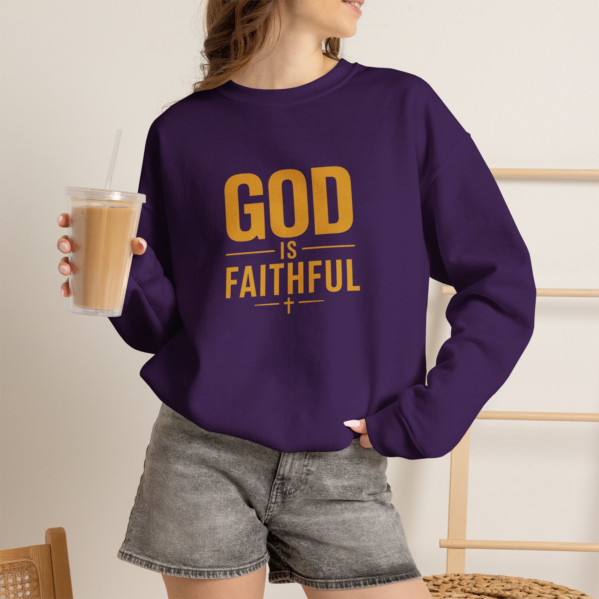 God Is Faithful Christian Sweatshirt