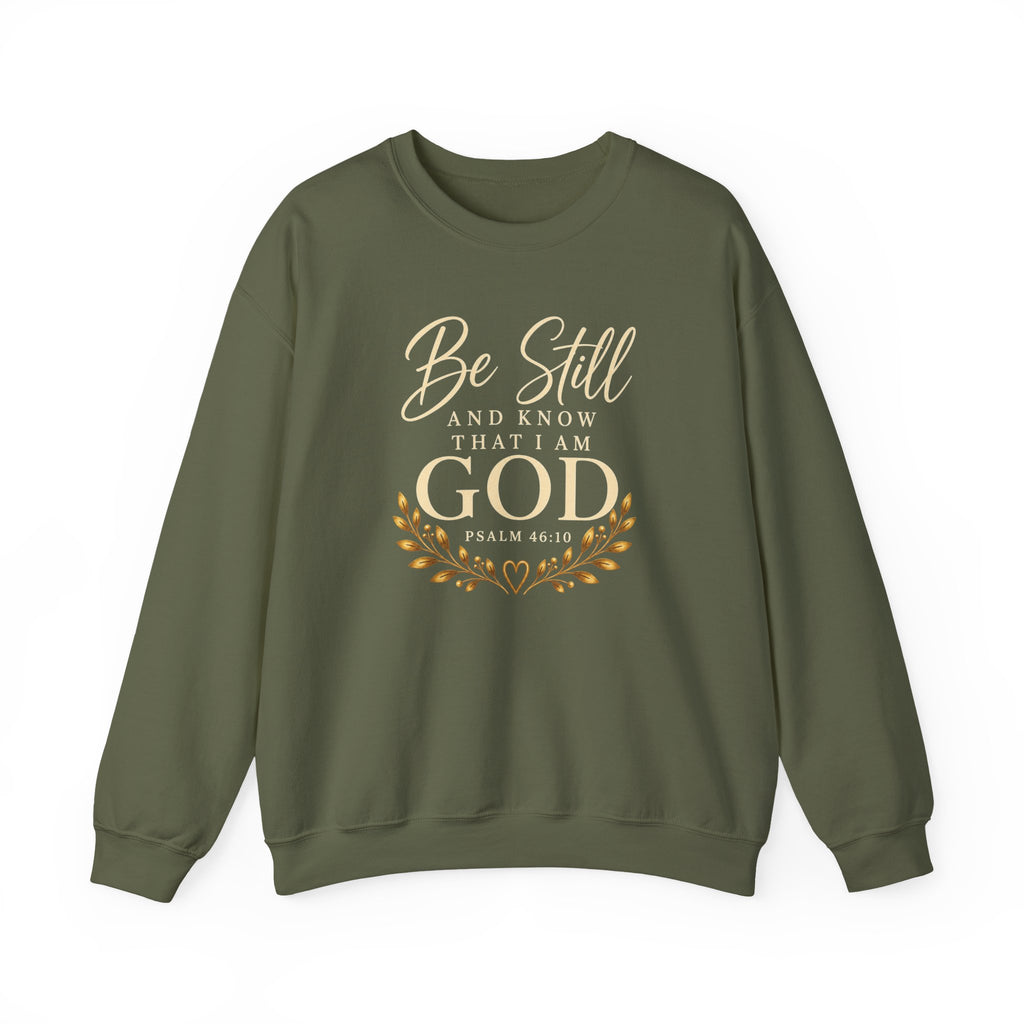 Be Still and Know Christian Sweatshirt