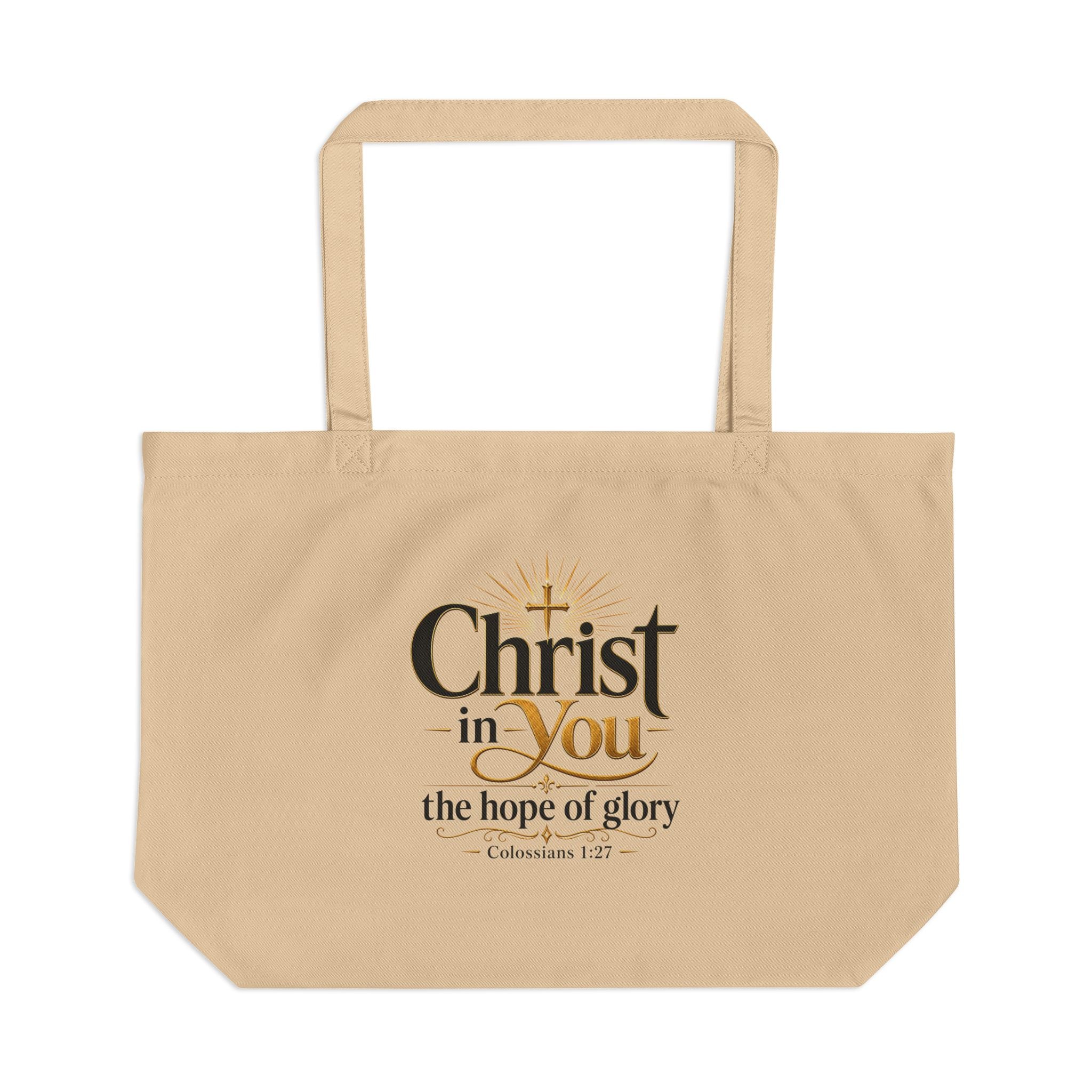 Christ in You Christian Tote Bag