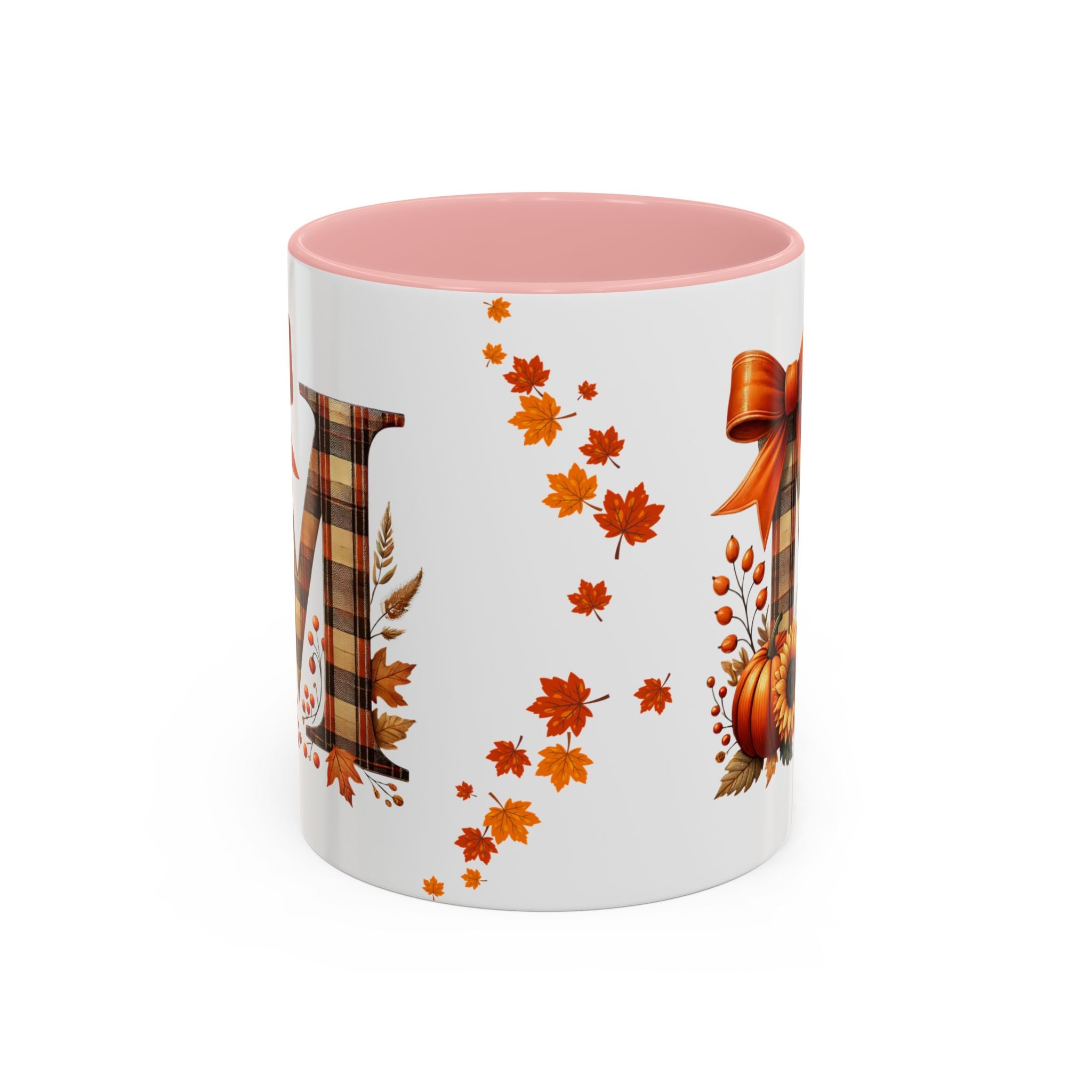 Thanksgiving Coffee Mug | Personalized Letter Mug A–Z | Cozy Thanksgiving Gift Idea|Seasonal Gift for Coffee & Tea Lovers