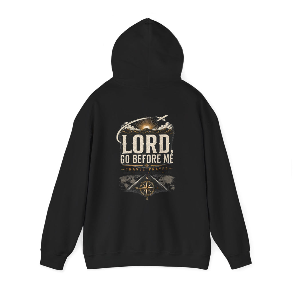 Lord Go Before Me Travel Prayer Hoodie | Christian Travel Hoodie