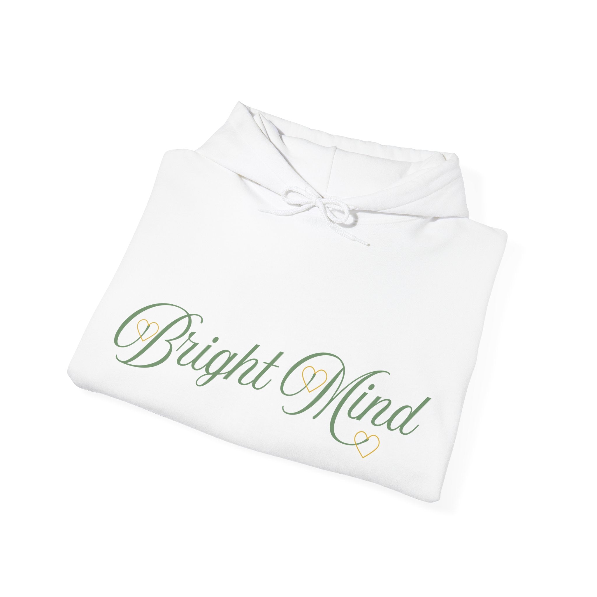 Bright Mind Hoodie | Unisex Motivational Sweatshirt | Cozy Self-Care Apparel & Casual Outfit