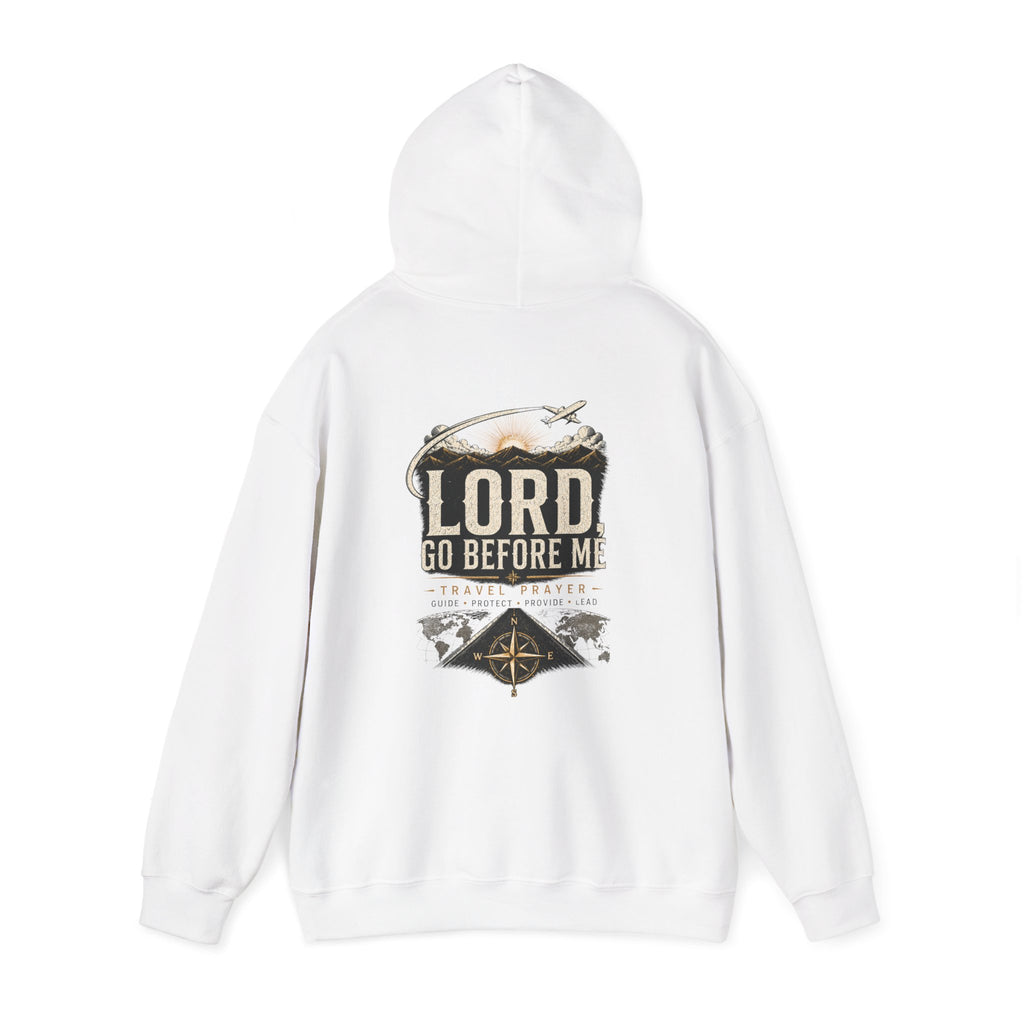 Lord Go Before Me Travel Prayer Hoodie | Christian Travel Hoodie
