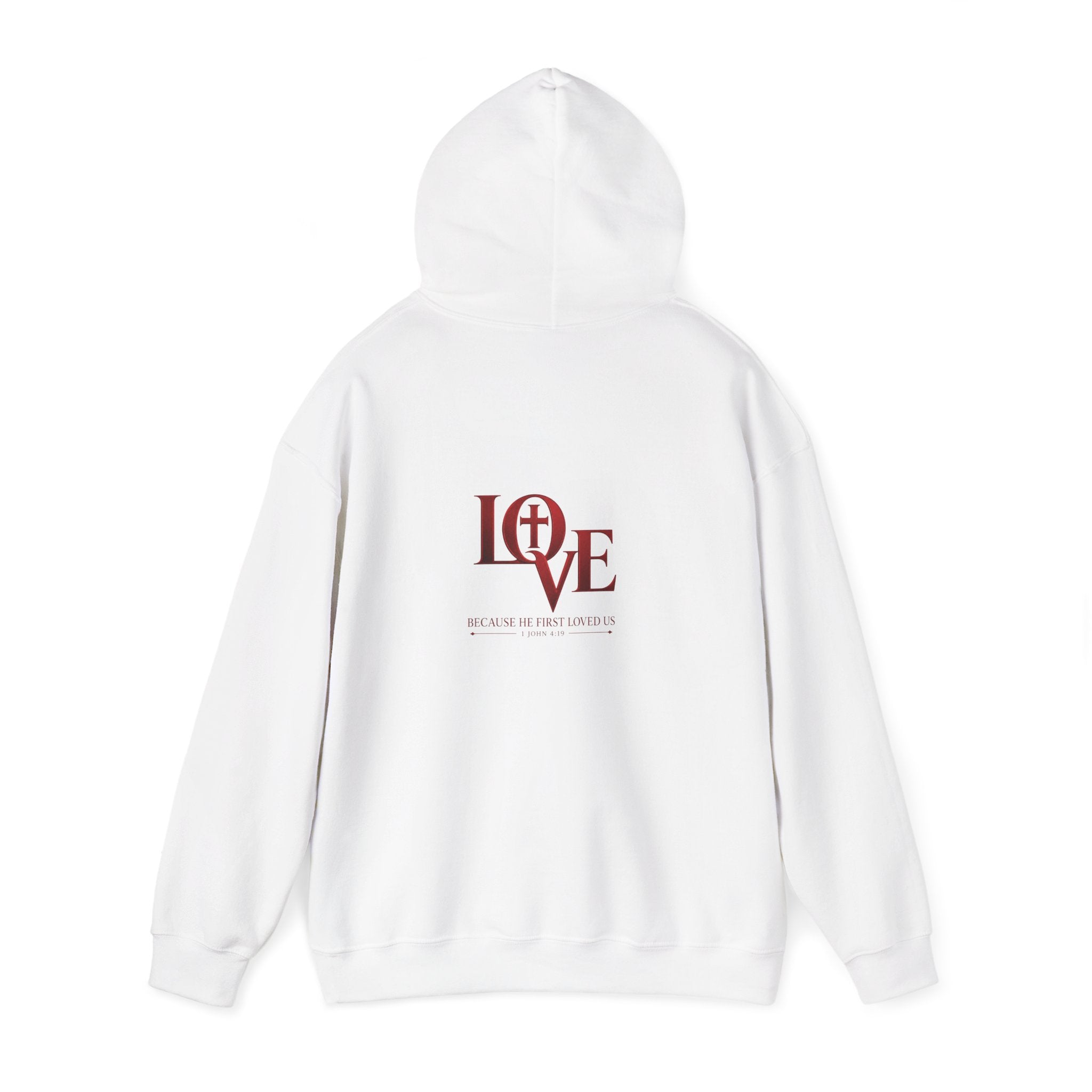 LOVE Christian Hoodie | 1 John 4:19 Bible Verse Hoodie