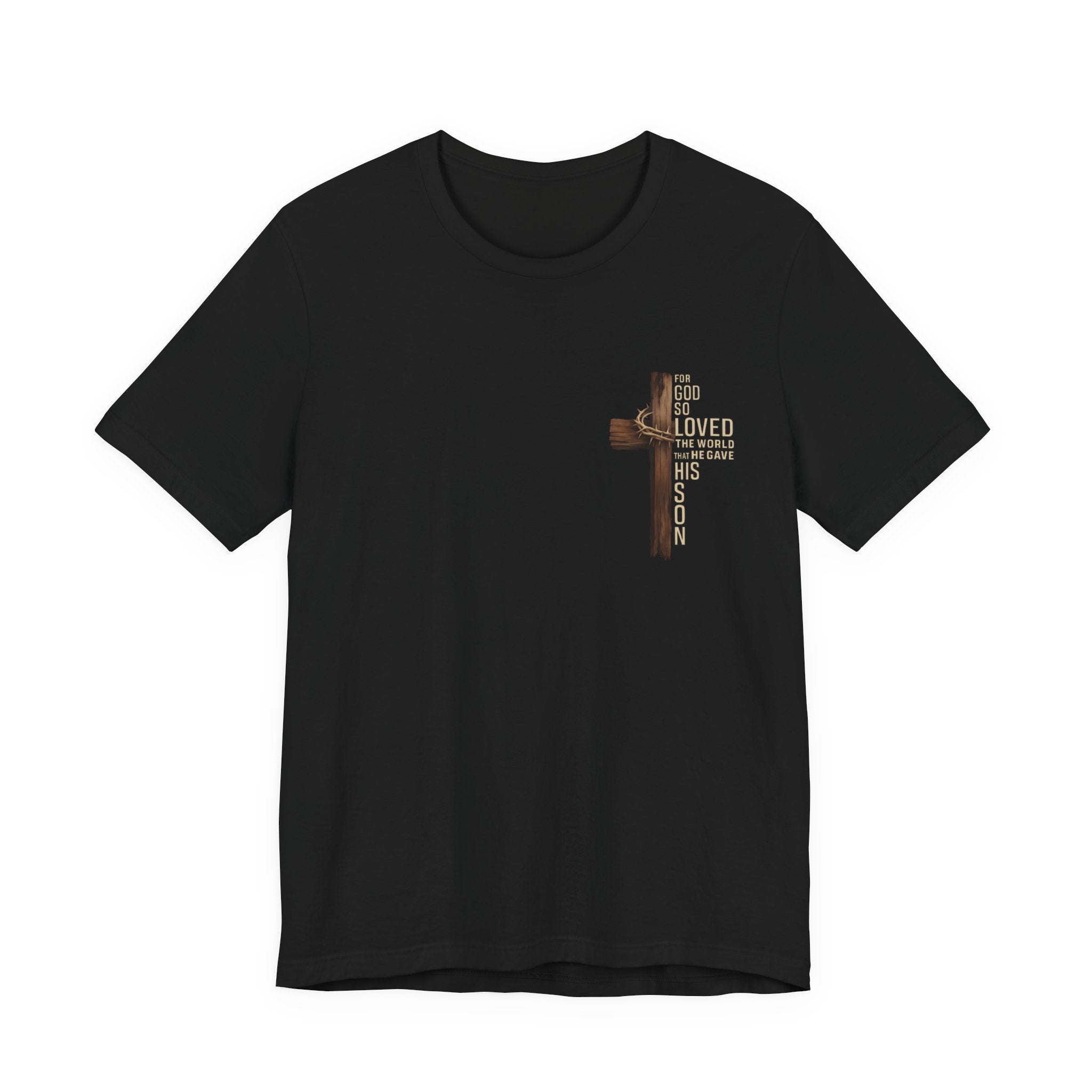 John 3:16 Cross T-Shirt – Christian Faith Tee for Men & Women