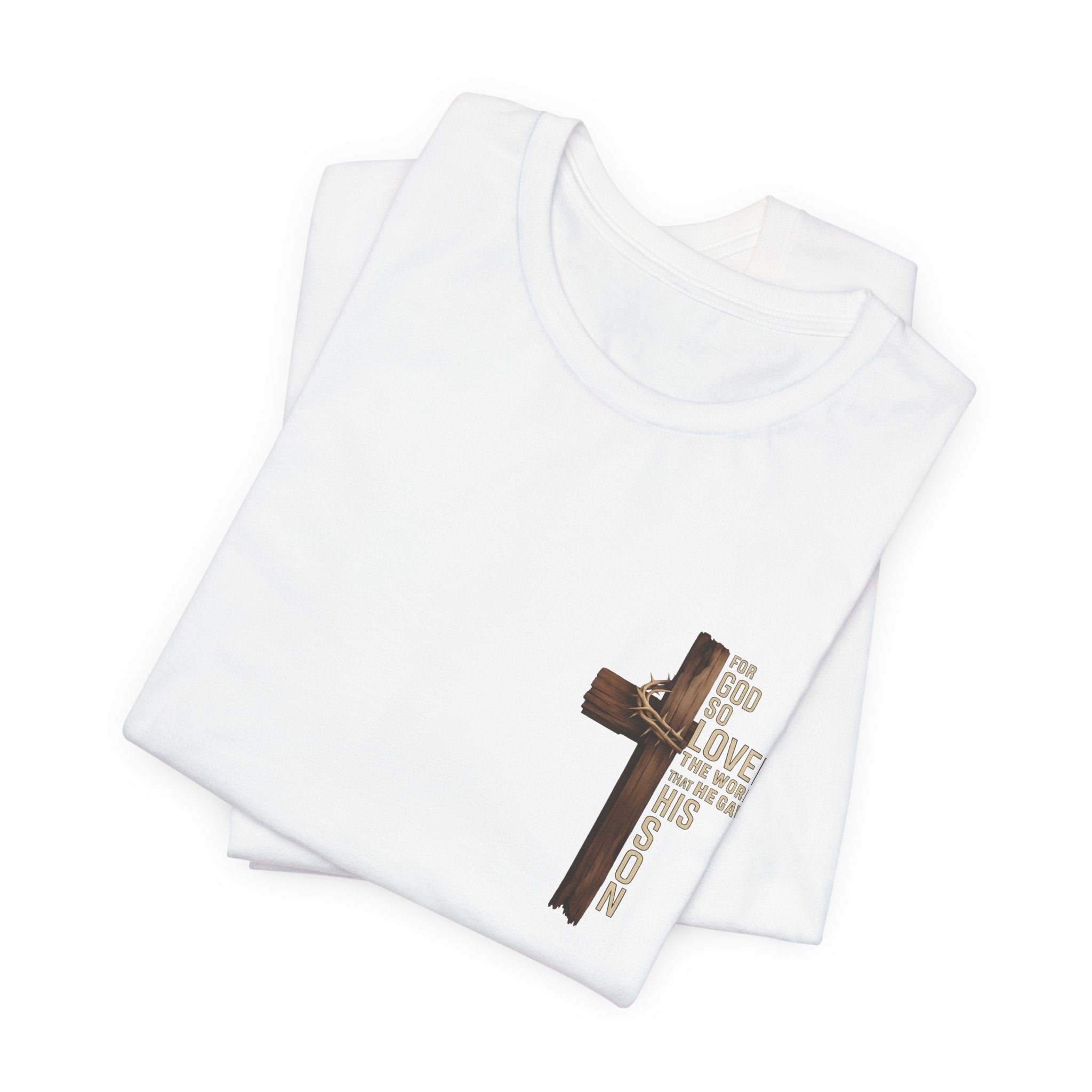 John 3:16 Cross T-Shirt – Christian Faith Tee for Men & Women