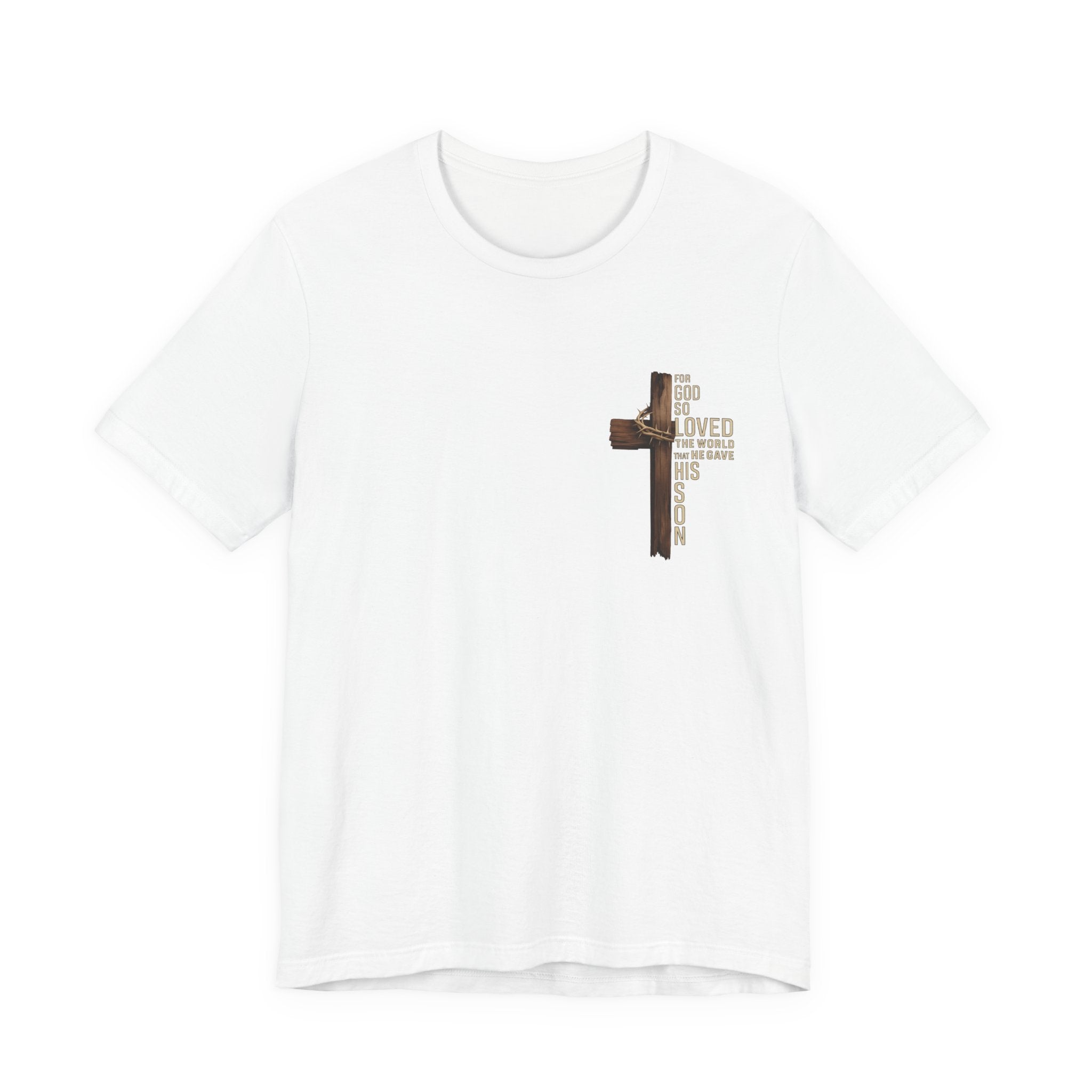 John 3:16 Cross T-Shirt – Christian Faith Tee for Men & Women