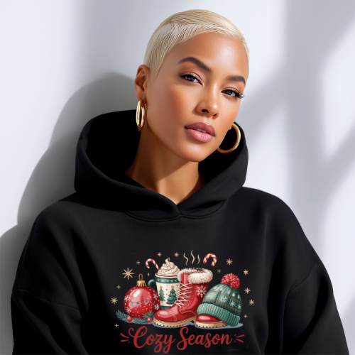 Cozy Season Christmas Hoodie – Festive Winter Sweatshirt