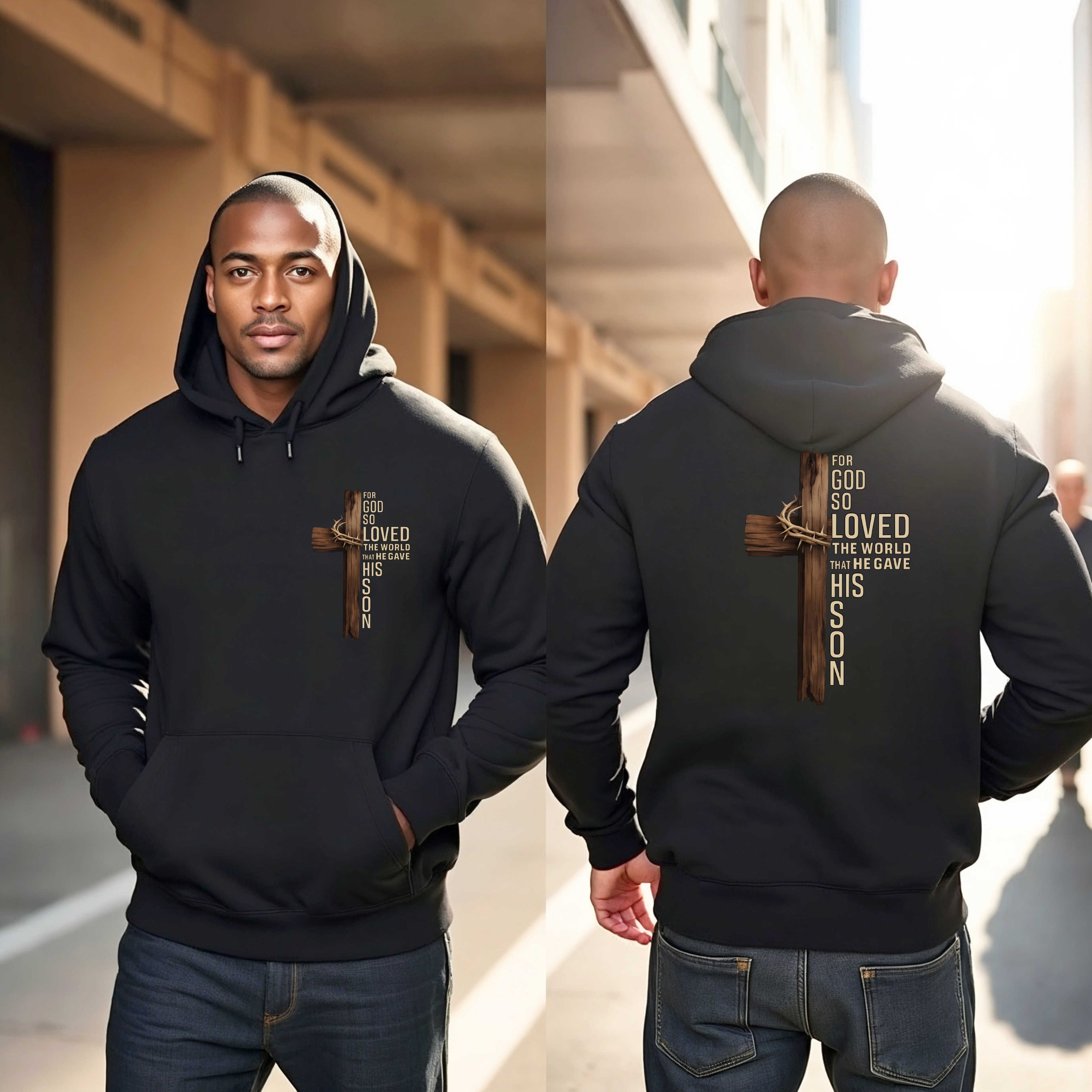 – Christian Faith Sweatshirt with Revelation