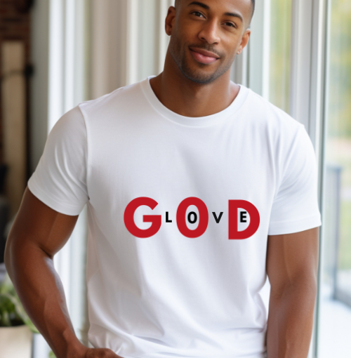 GOD + LOVE” Faith Wordplay Tee