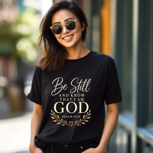 Be Still and Know Christian T-Shirt