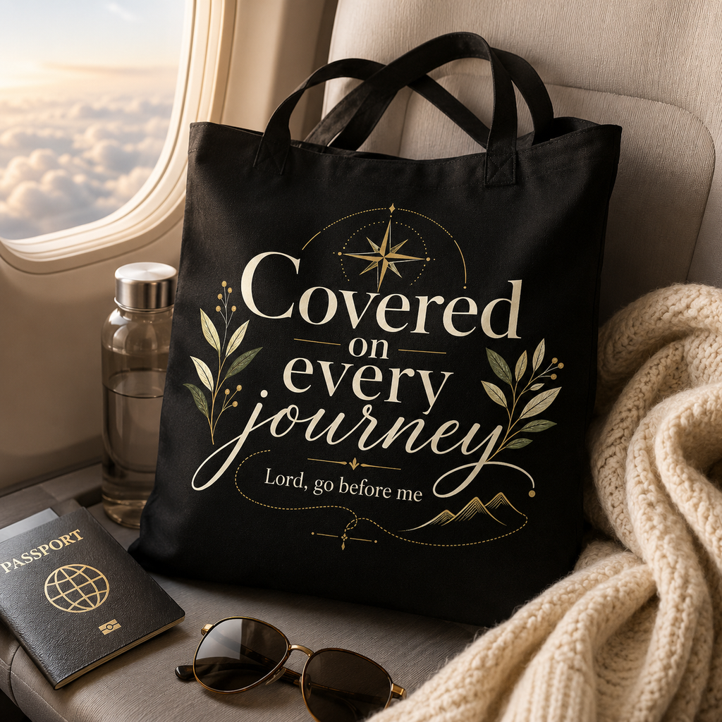 Covered on every Journey  | Christian Travel Bag