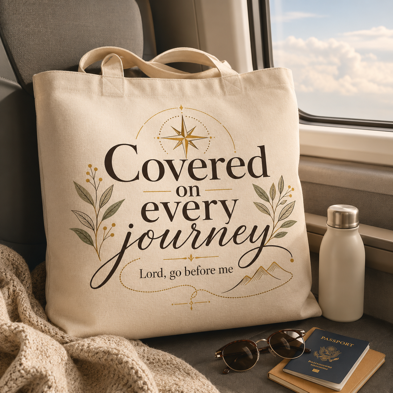Covered on every Journey  | Christian Travel Bag