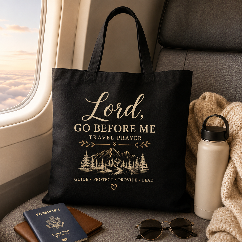 Lord Go Before Me Tote Bag