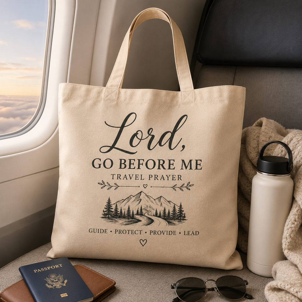 Lord Go Before Me Tote Bag