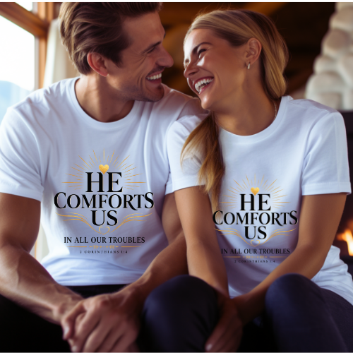 He Comforts Us Christian T-Shirt