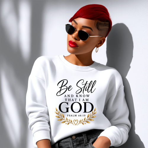 Be Still and Know Christian Sweatshirt