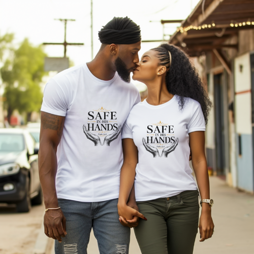 Safe in His Hands Christian T-Shirt