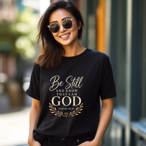 Be Still and Know Christian T-Shirt