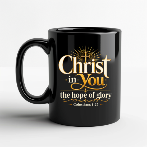 Christ in You Christian Black Mug