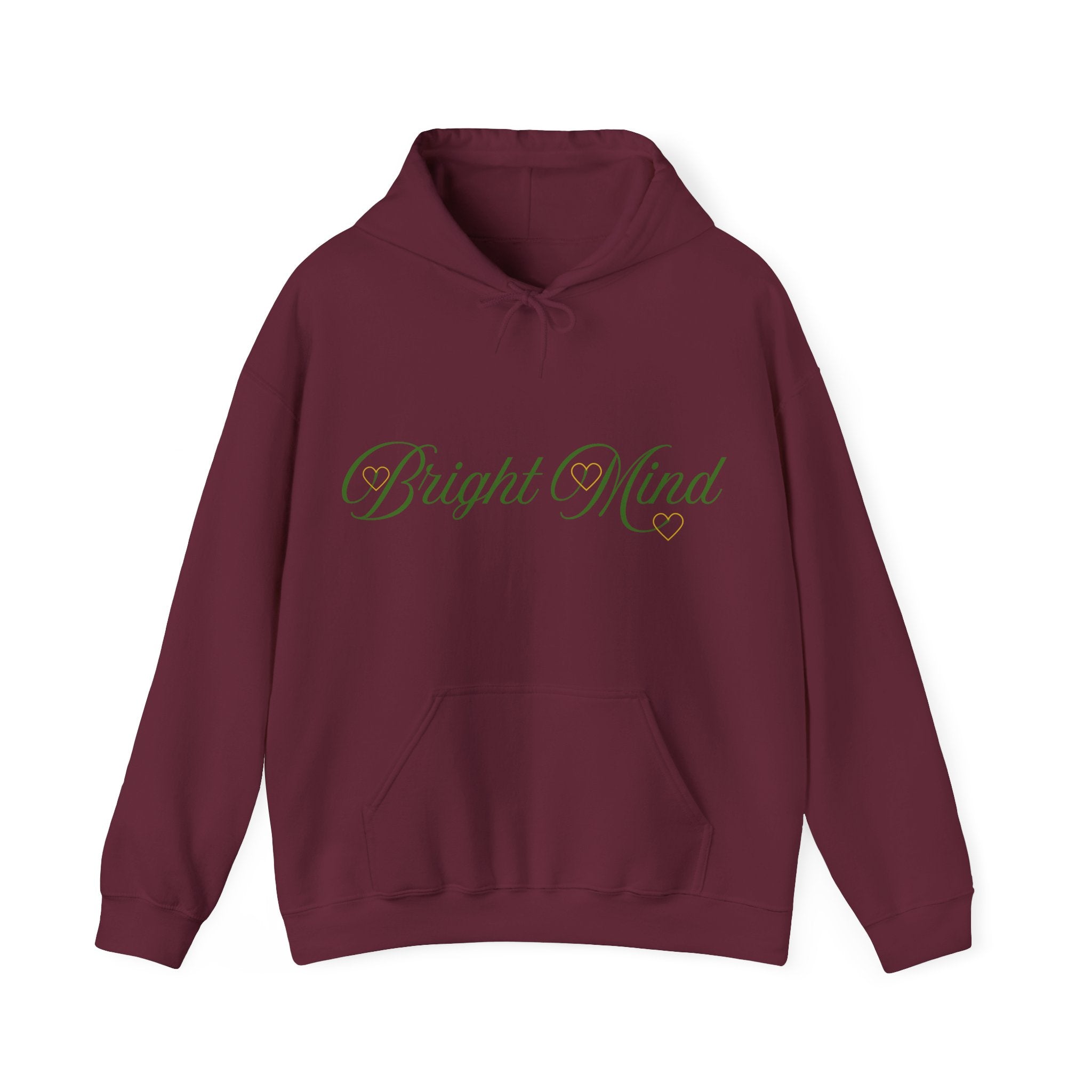 Bright Mind Hoodie | Unisex Motivational Sweatshirt | Cozy Self-Care Apparel & Casual Outfit