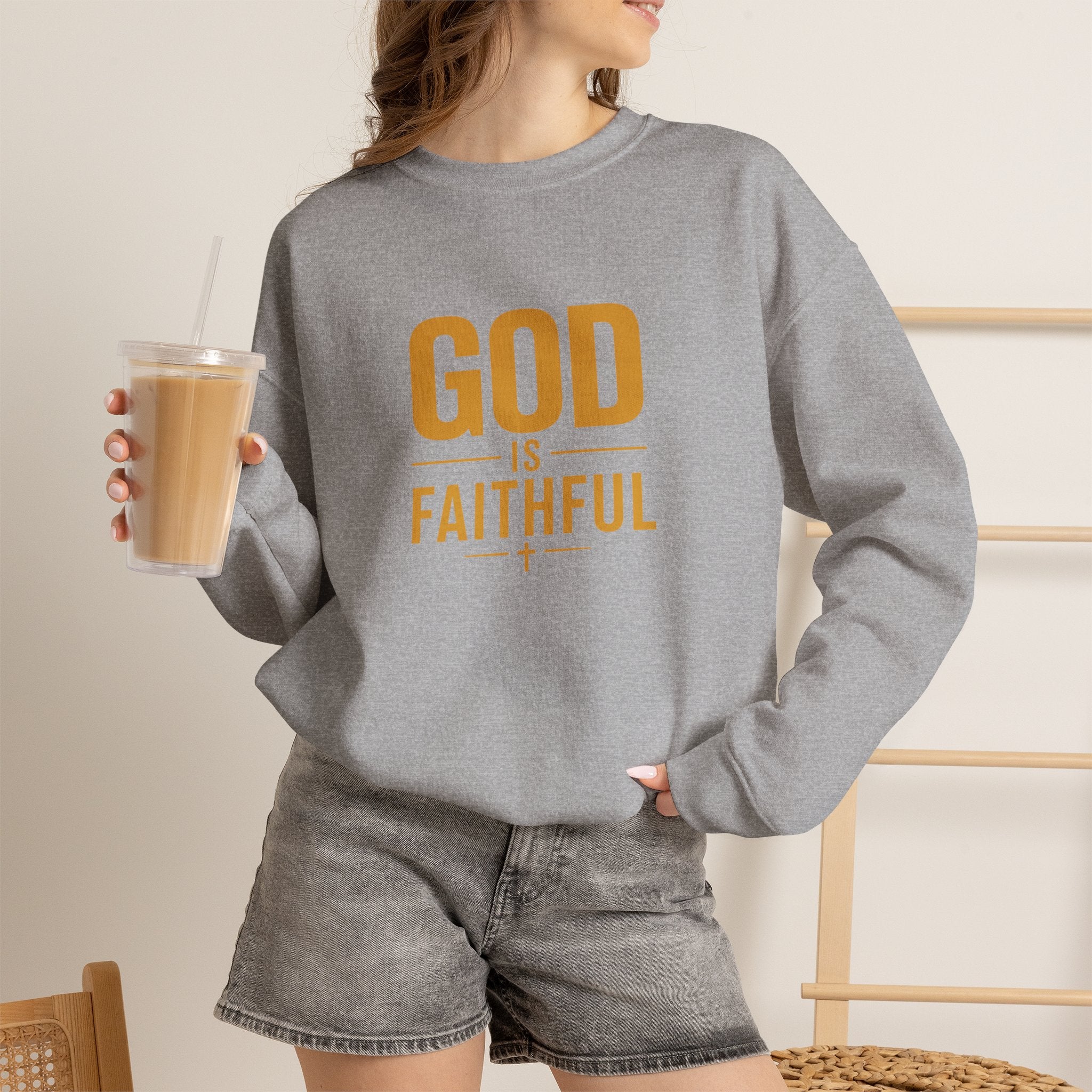 God Is Faithful Christian Sweatshirt