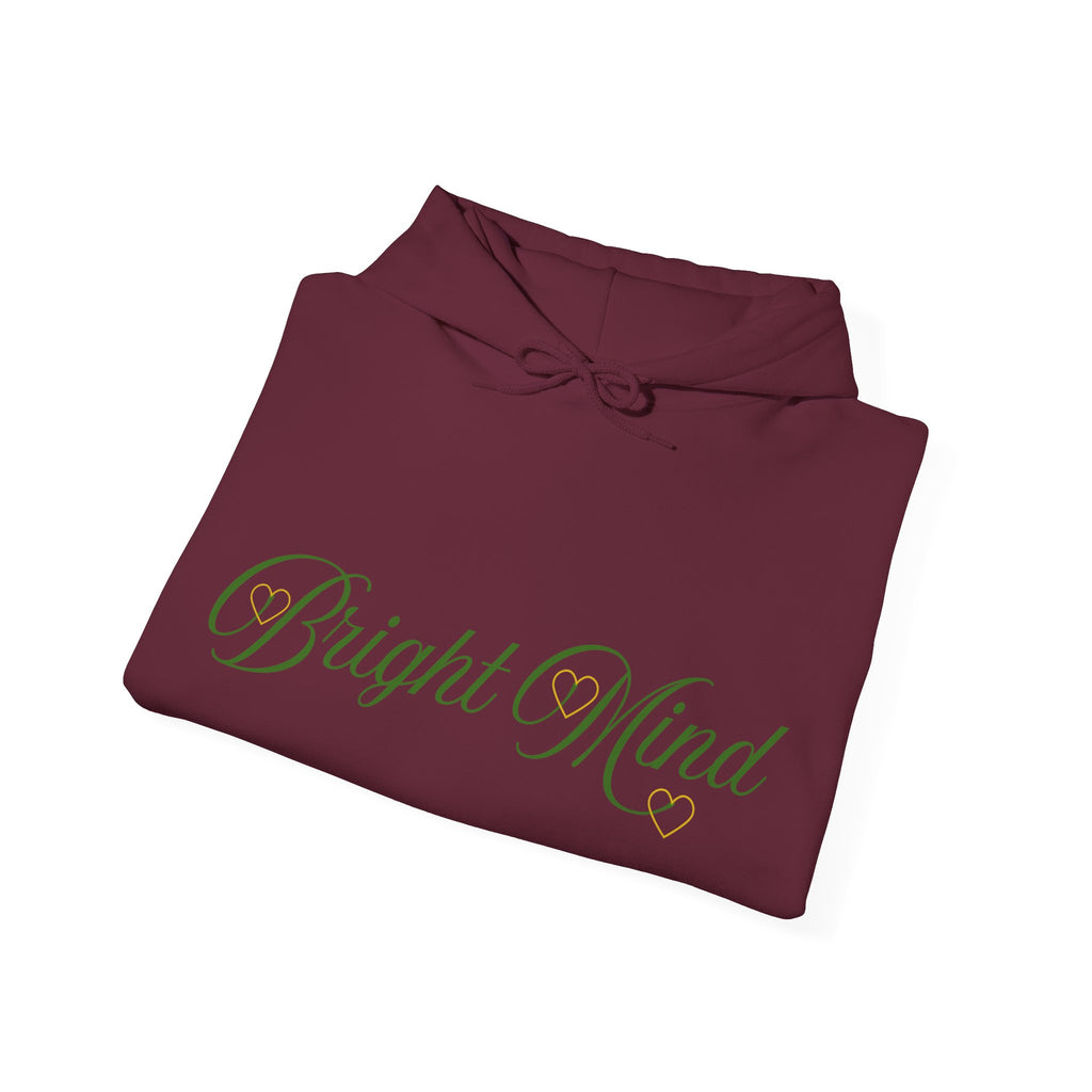 Bright Mind Hoodie | Unisex Motivational Sweatshirt | Cozy Self-Care Apparel & Casual Outfit